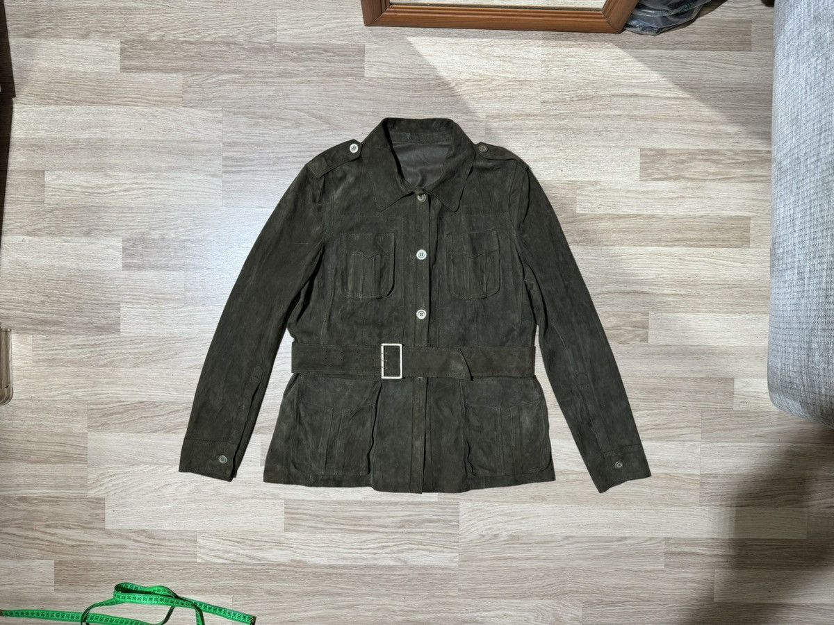 Designer × Leather Sylvie Schimmel suede leather jacket 44 Size M / US 6-8 / IT 42-44 - 1 Thumbnail