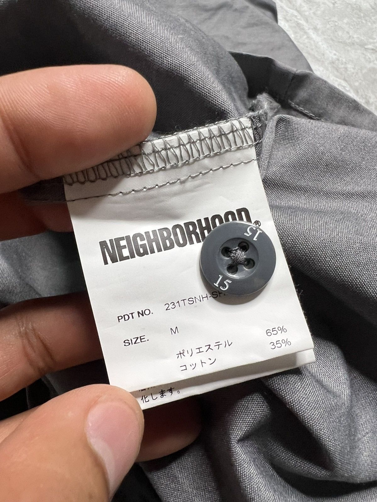 Neighborhood Neighborhood S/S 23 Classic Logo Work Shirt Size US M / EU 48-50 / 2 - 10 Thumbnail