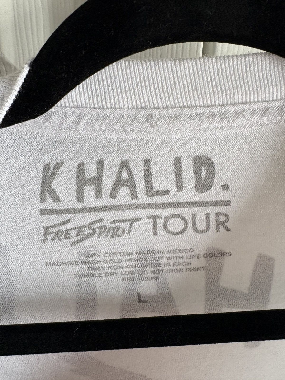 Band Tees × Rap Tees Khalid Tour Rap Band Streetwear Hype Long Sleeve T-shirt Size US L / EU 52-54 / 3 - 4 Thumbnail