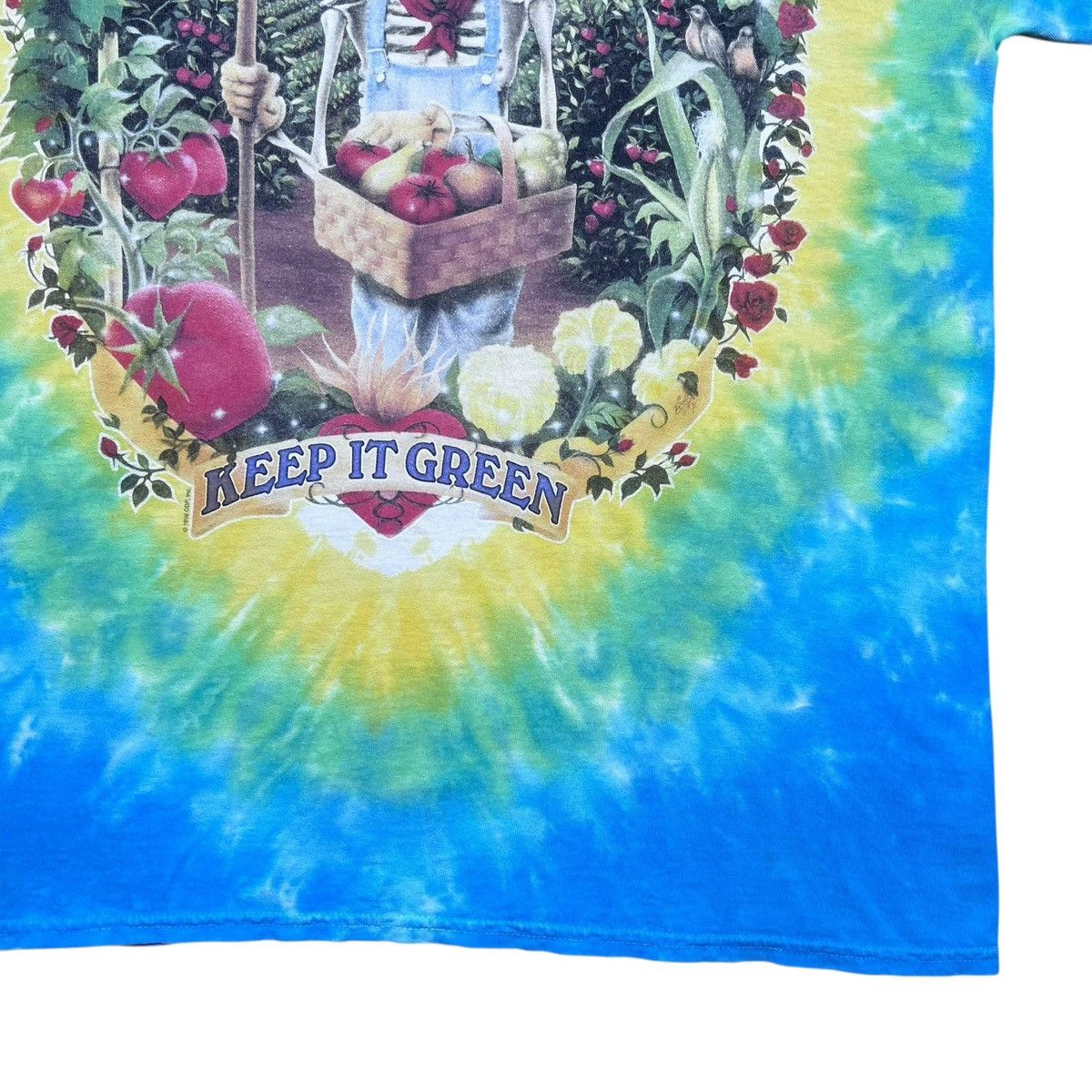 Liquid Blue Vintage 2000s Grateful Dead Liquid Blue Keep It Green TShirt Size US XL / EU 56 / 4 - 6 Thumbnail