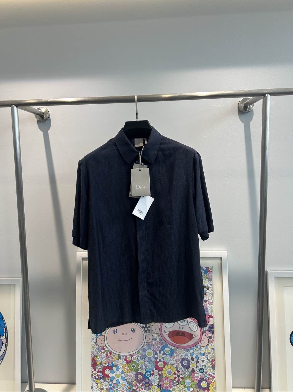 Dior Dior Oblique Print Short Sleeve Shirt Size M Size US XXS / EU 40 - 1 Thumbnail