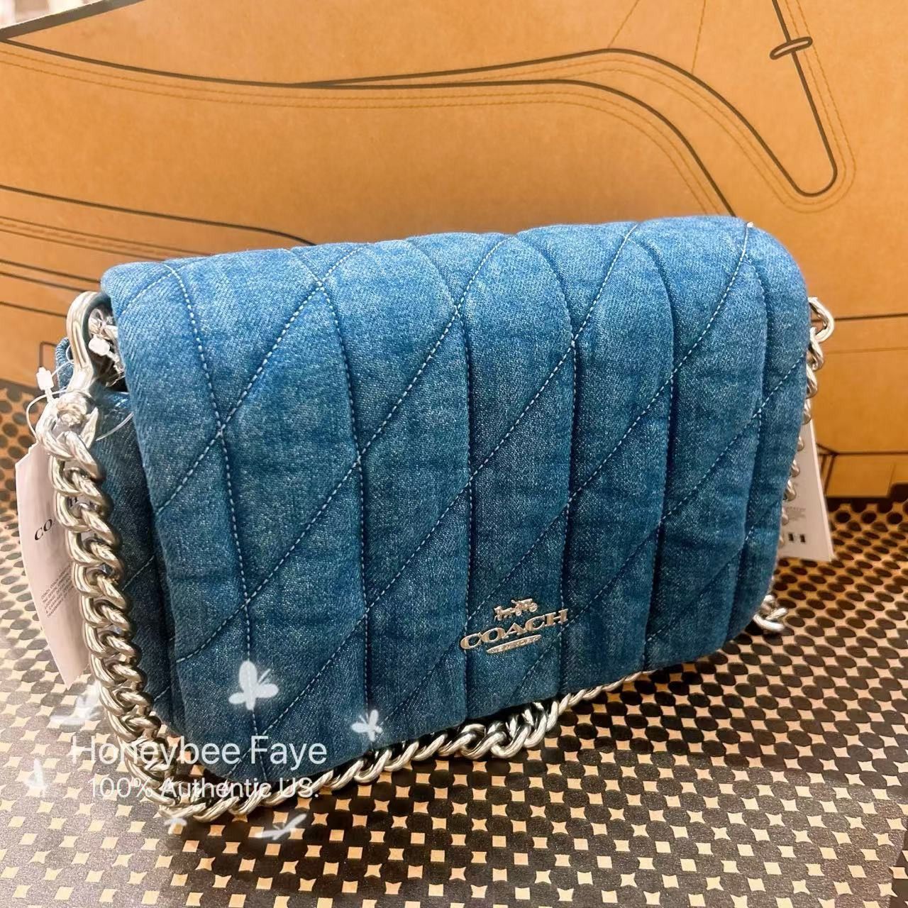 Coach Quinn Bag With Quilting CAK40 Size ONE SIZE - 3 Thumbnail