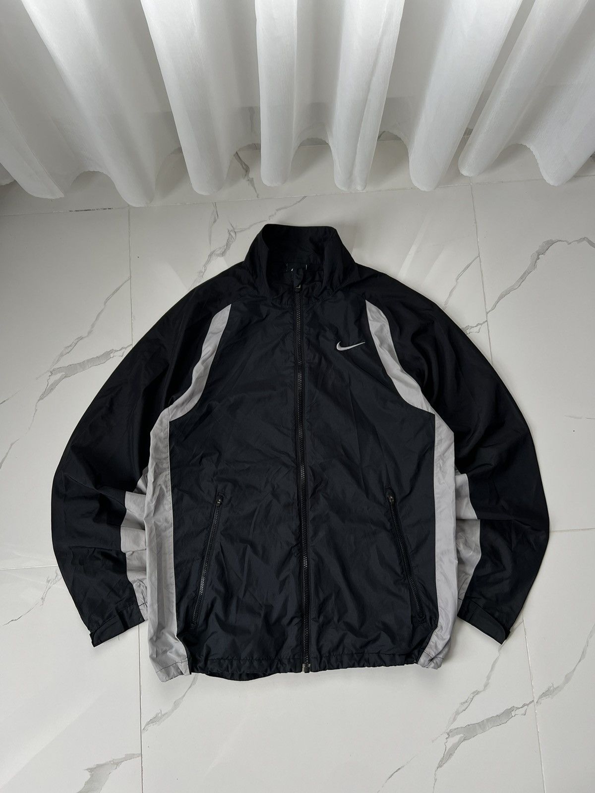 Nike × Vintage 90’s NIKE RARE RETRO GORPCORE TRACK JACKET SWOOSH LOGO Size US M / EU 48-50 / 2 - 1 Thumbnail
