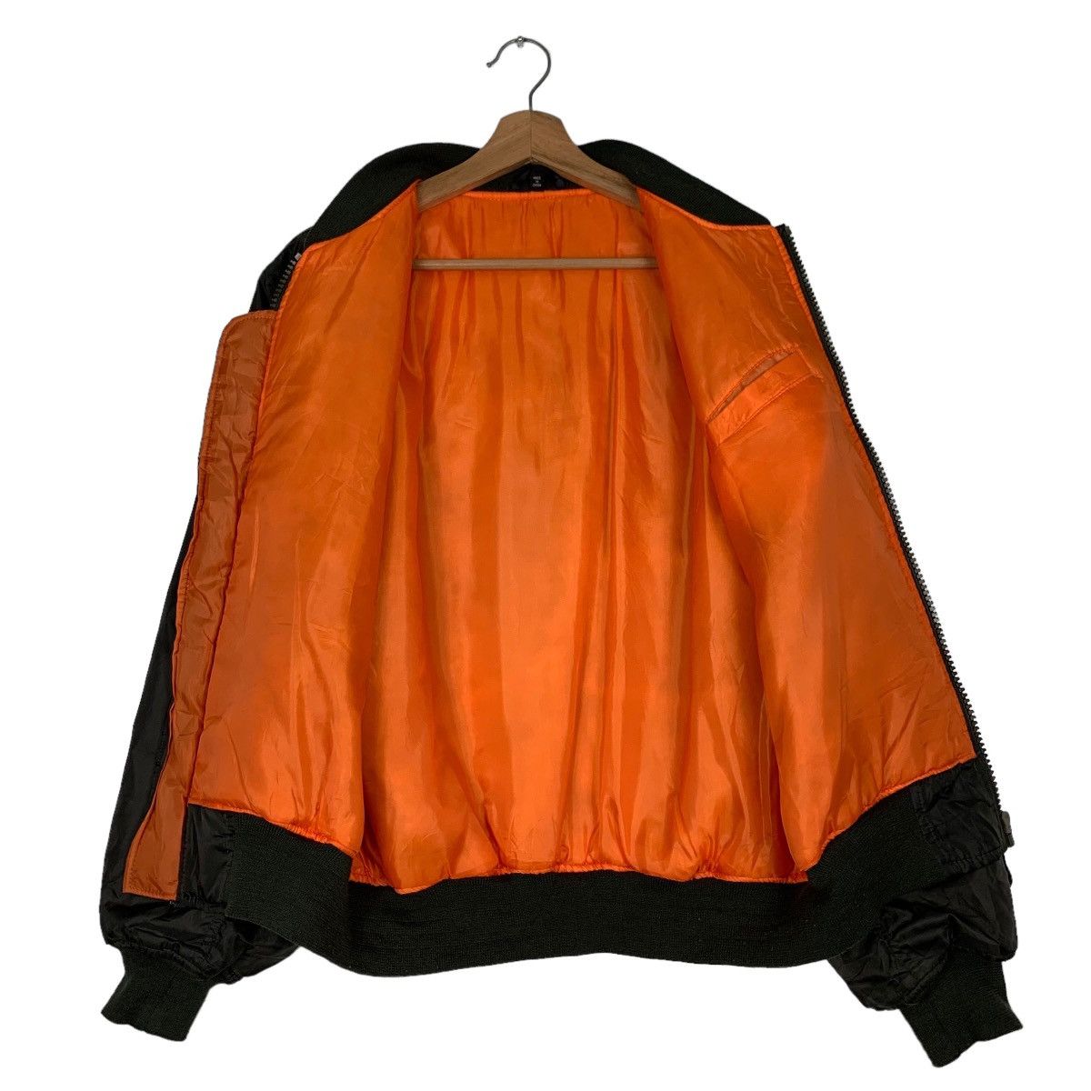 Japanese Brand Vintage Ma1 Black Bomber Jacket #0484-C22 Size US M / EU 48-50 / 2 - 11 Thumbnail