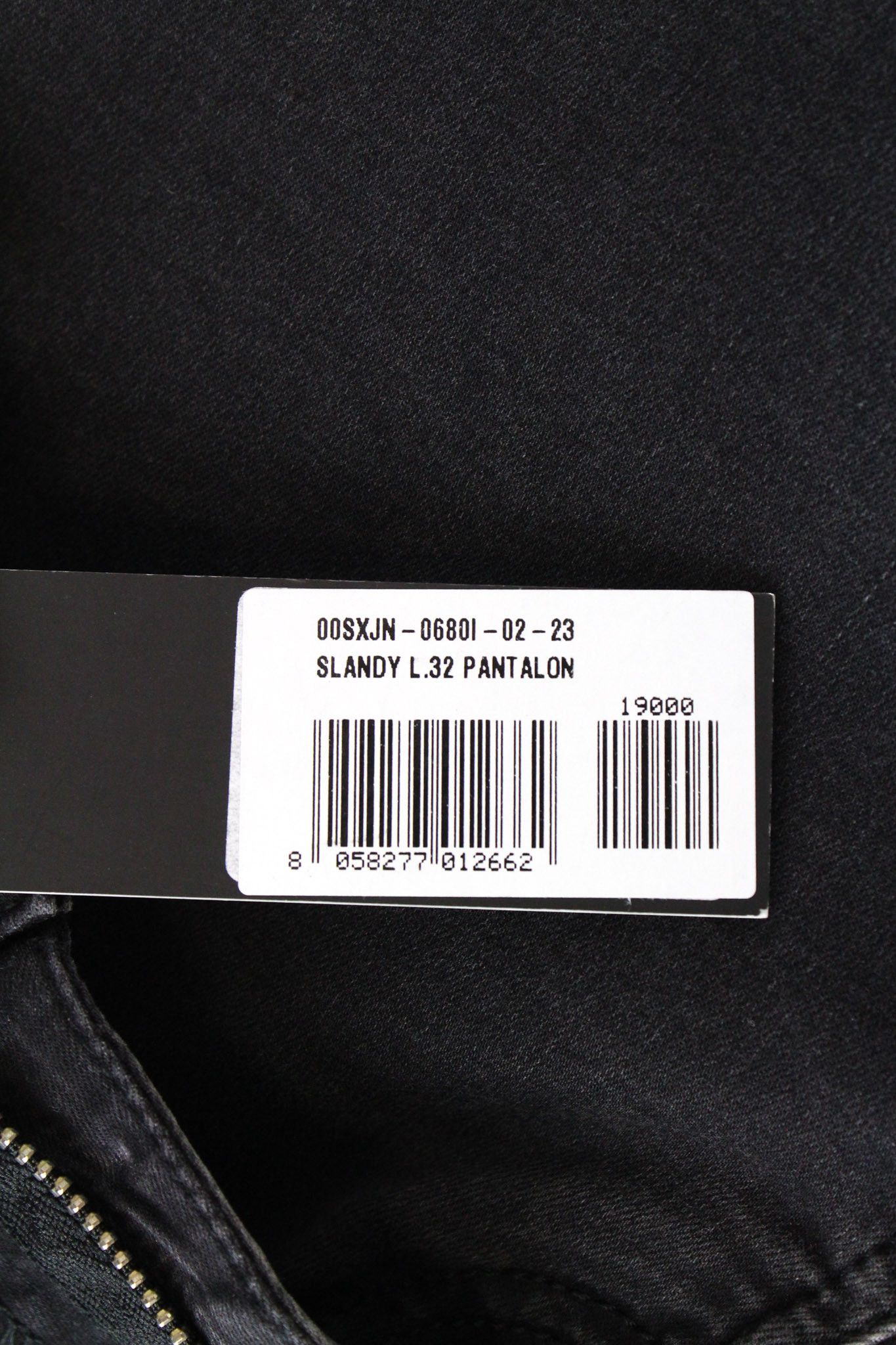 Diesel SLANDY 0680I W23/L32 Grey Stretch Jeans 70474 Size 23" - 6 Thumbnail