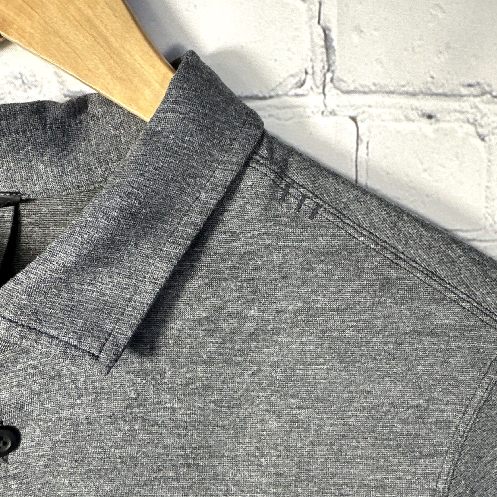 Lululemon Lululemon Evolution Polo Shirt Mens S Heather Gray Performance Golf Casual Shirt Size US S / EU 44-46 / 1 - 3 Thumbnail