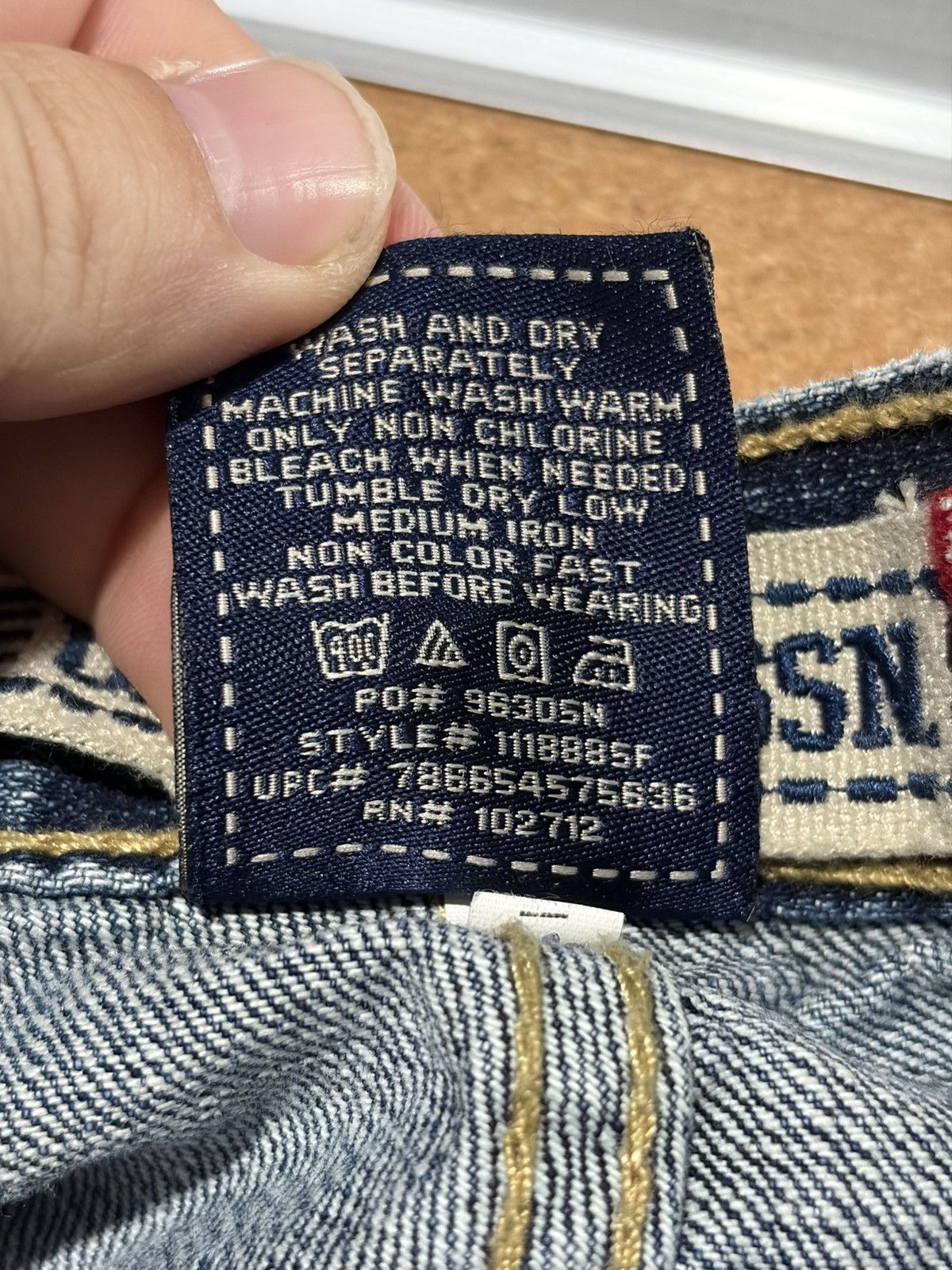 U.S. Polo Assn. U.S. Polo Assn Jeans Mens 36x30 (35x30) Medium Wash Straight Size US 36 / EU 52 - 9 Thumbnail