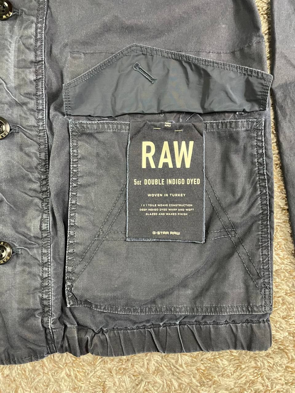 G-Star G-Star RAW Crotch Indigo Military Coat Size US L / EU 52-54 / 3 - 6 Thumbnail