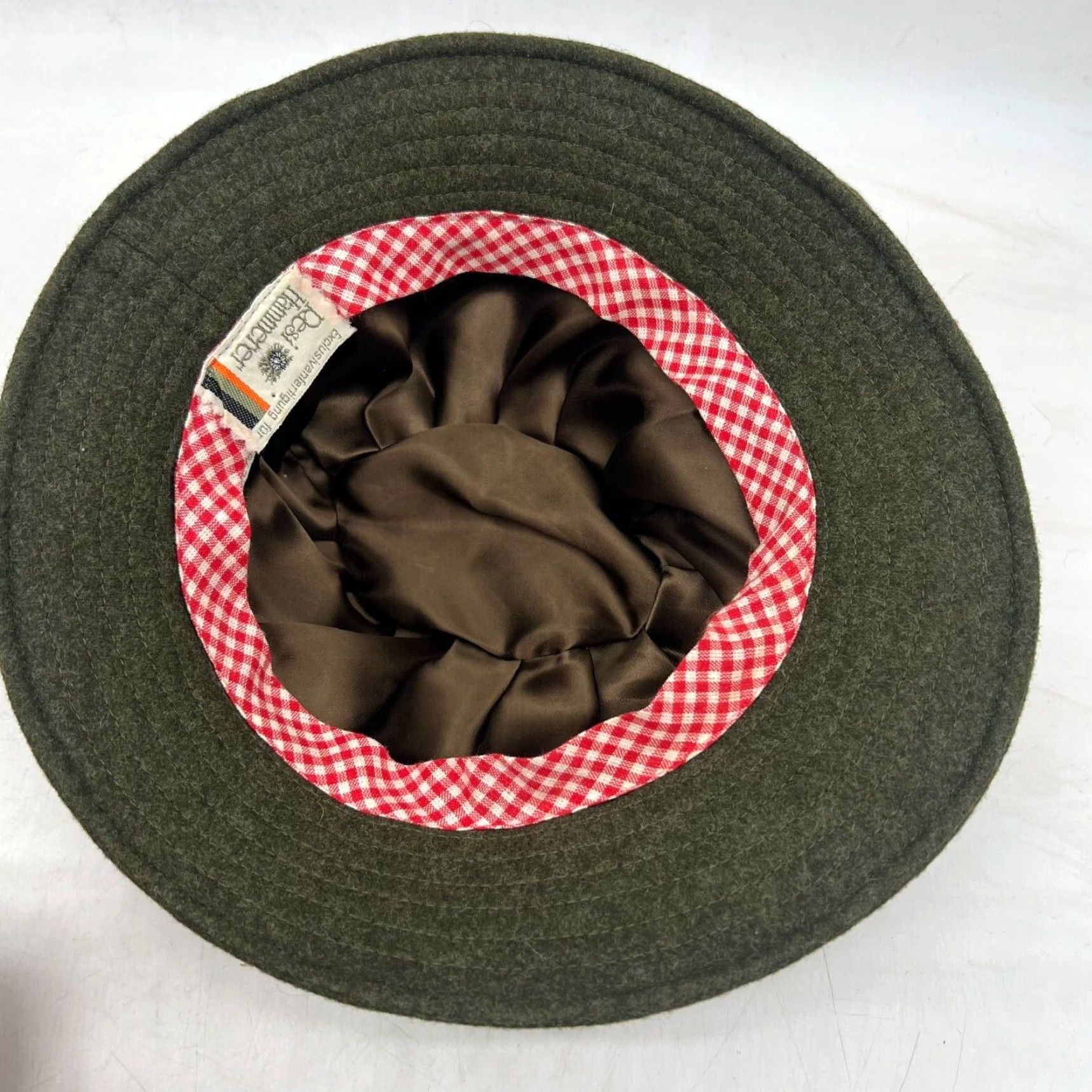 Vintage VINTAGE Resi Hammerer Wool Fedora Hat 1960s Outdoor Green Size M Fitted Bavarian Mens Size ONE SIZE - 6 Thumbnail