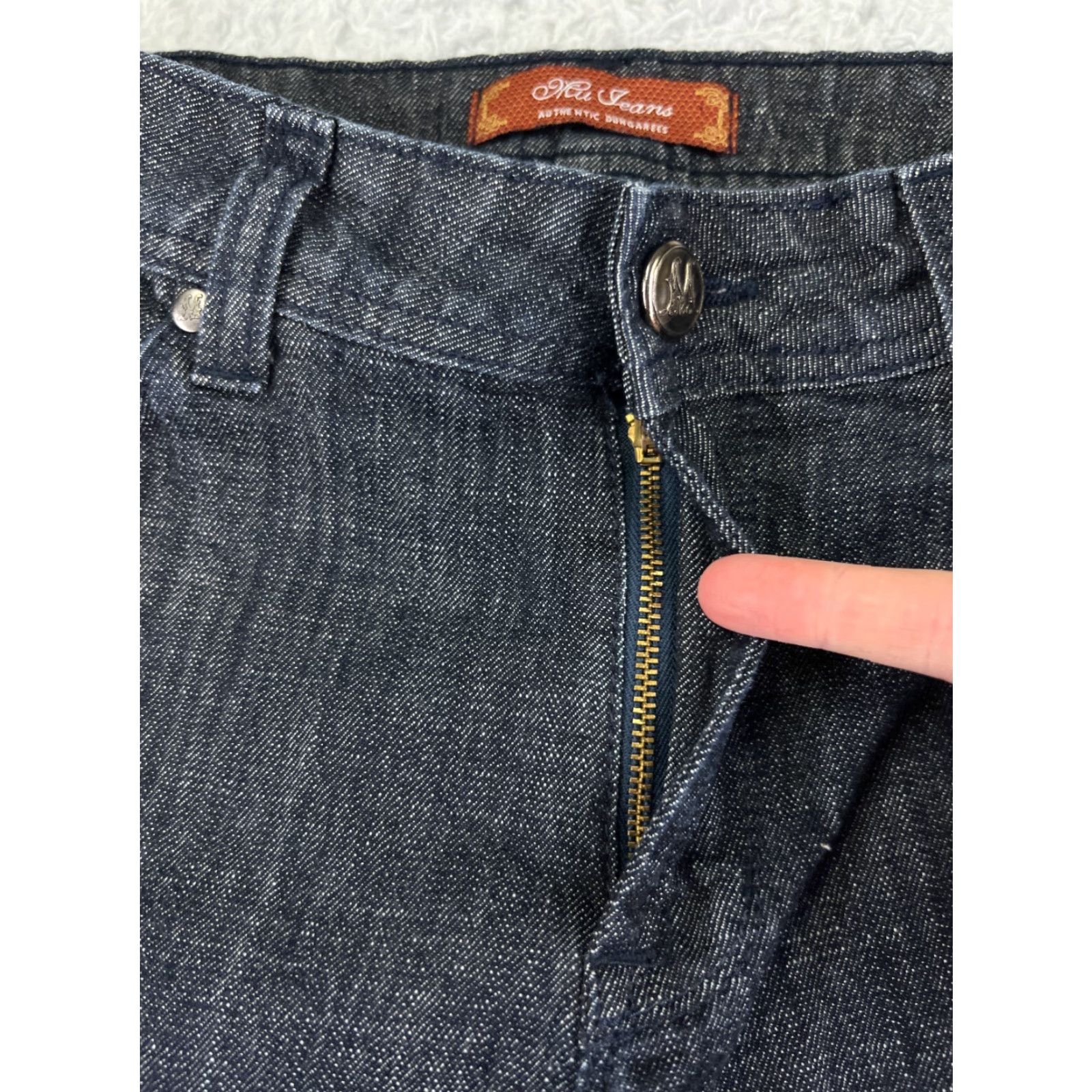 Forever 21 FOREVER 21 Jeans Womens Flared Denim Dark Blue 28x32 8 Mid Rise 5-Pocket Cotton Blend Western US Made 28 32 Girls Womens Size 30" / US 8 / IT 44 - 5 Thumbnail