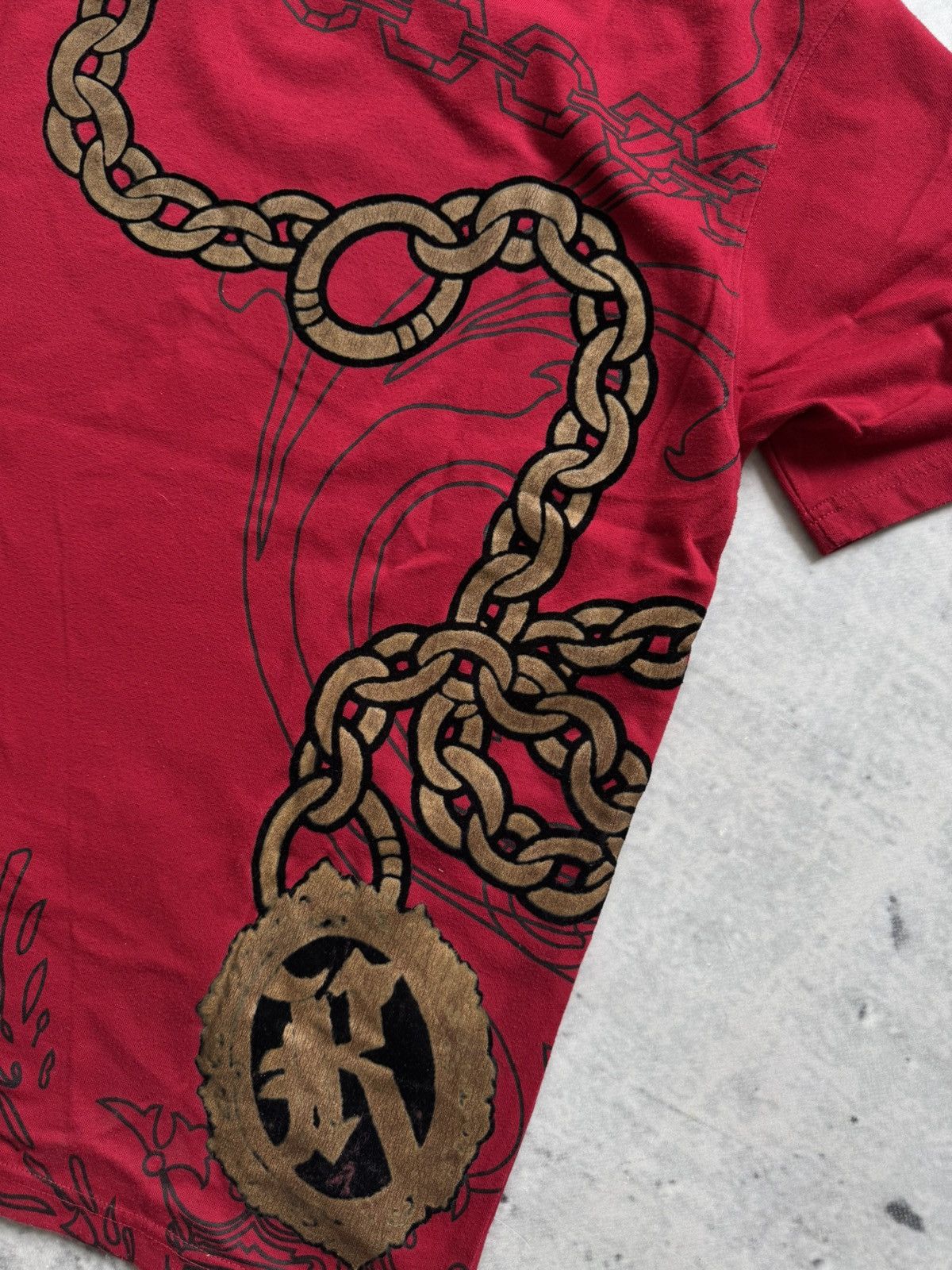 Karl Kani Karl Kani vintage tee red big logo chain Size US S / EU 44-46 / 1 - 6 Thumbnail
