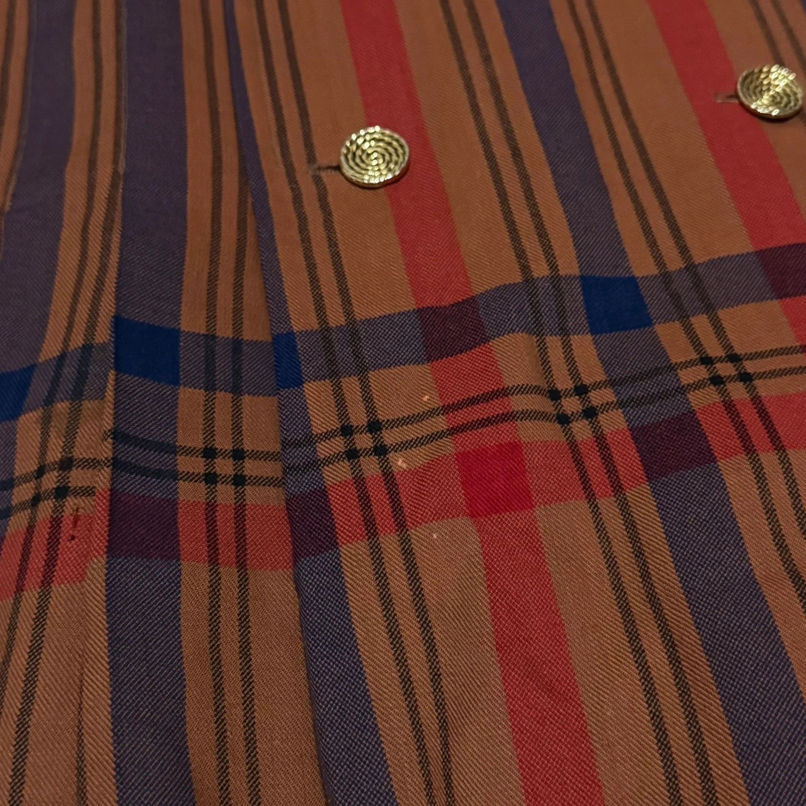 Yves Saint Laurent 70s-80s Yves Saint Laurent plaid skirt Size 28" / US 6 / IT 42 - 8 Thumbnail
