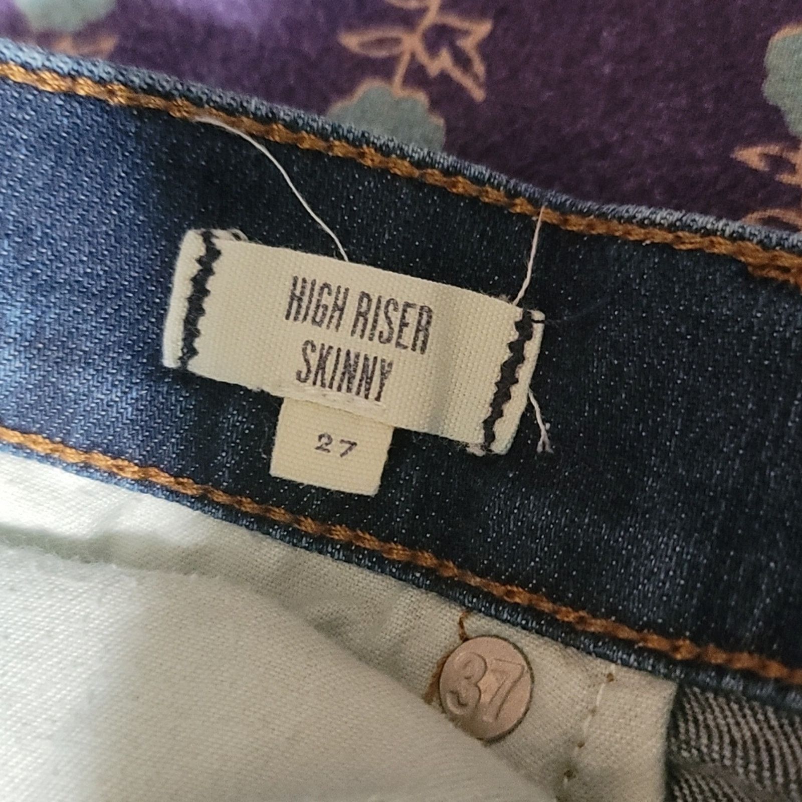 Madewell Madewell High Riser Skinny Ankle Jeans Size 27" / US 4 / IT 40 - 3 Thumbnail