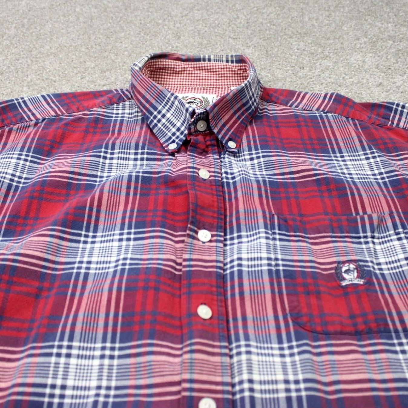 Vintage Cinch Shirt Mens 2XL Red/Blue Plaid Button-Up Western Cotton L/S Casual Shirt Mens 2XL XXL Red Blue Plaid Cinch Western Shirt Size US XXL / EU 58 / 5 - 4 Thumbnail
