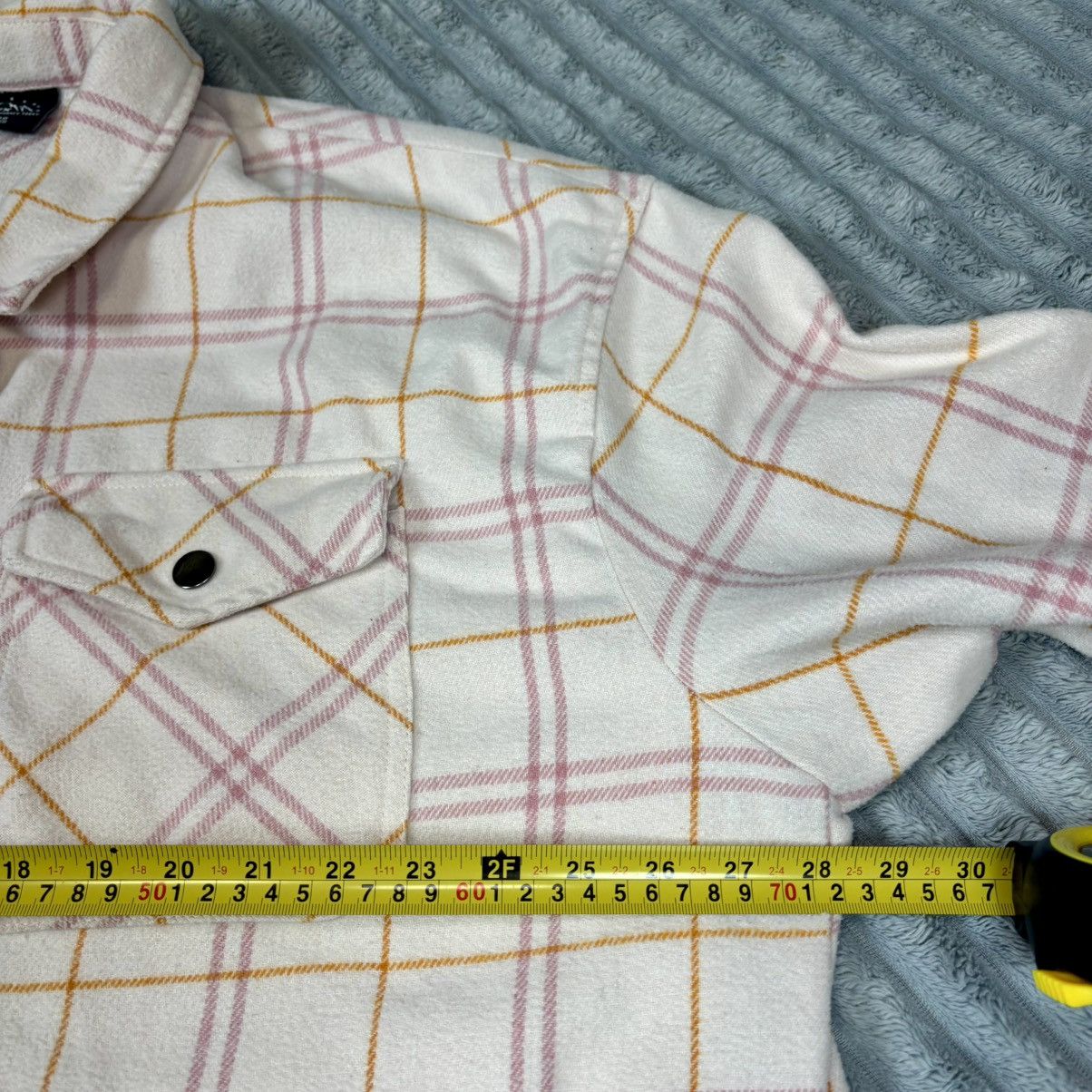 Other HFX women's long sleeve cozy plaid shacket shirt jacket XL Size XL / US 12-14 / IT 48-50 - 5 Thumbnail