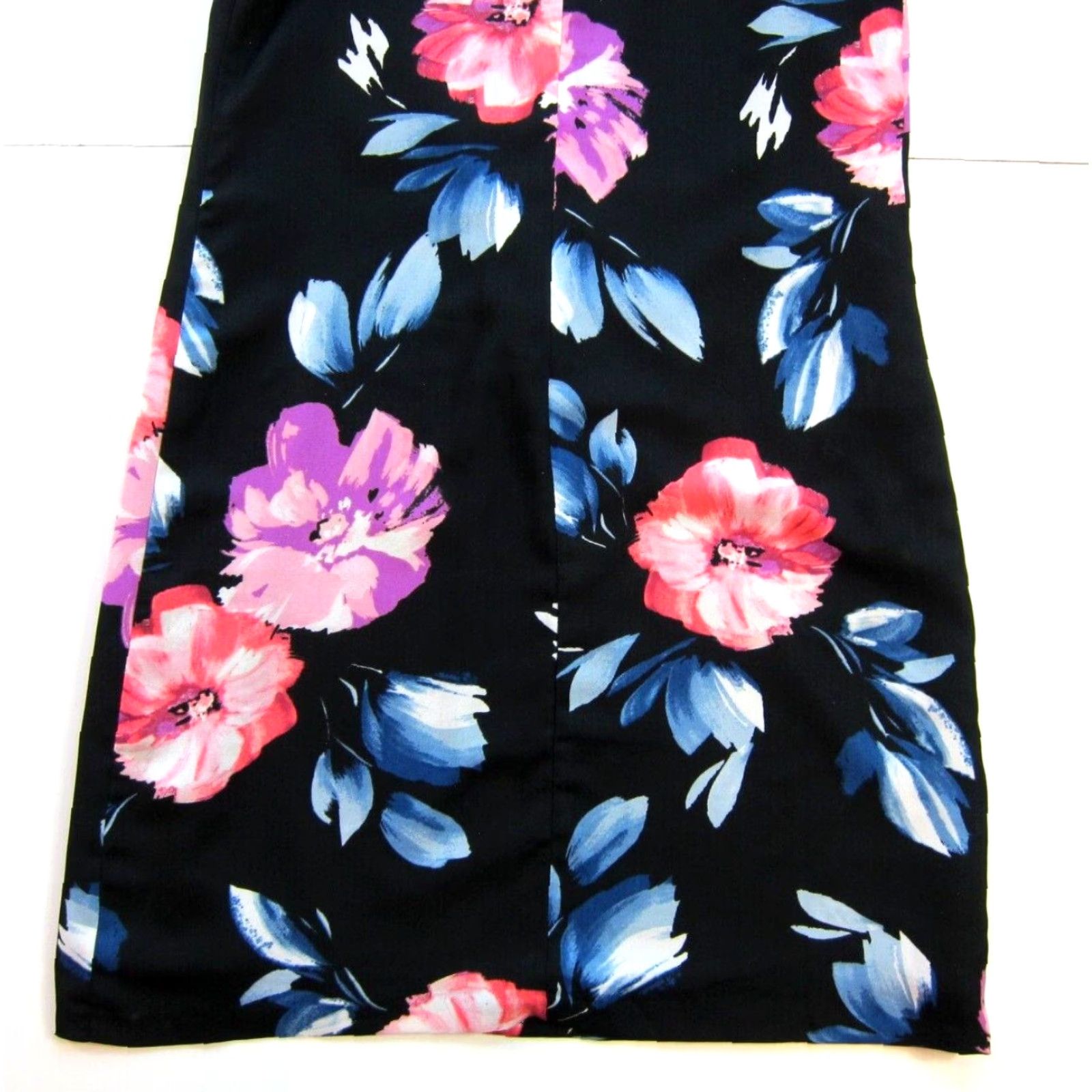 Vintage Love...Ady Floral Sleeveless Tunic Sheath Tank Dress M Black Pink Blue Women's Medium Size M / US 6-8 / IT 42-44 - 8 Thumbnail