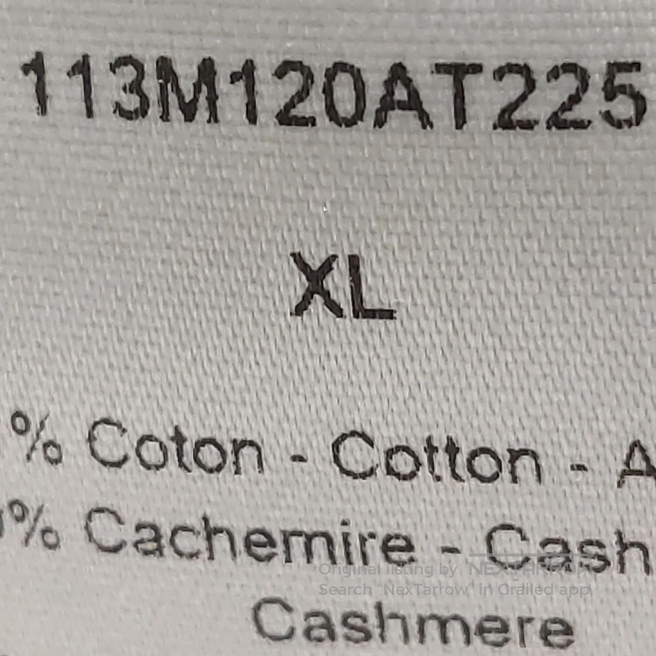Celine Dior Gray Cotton Sweatpants XL. Size US 40 / EU 56 - 7 Thumbnail