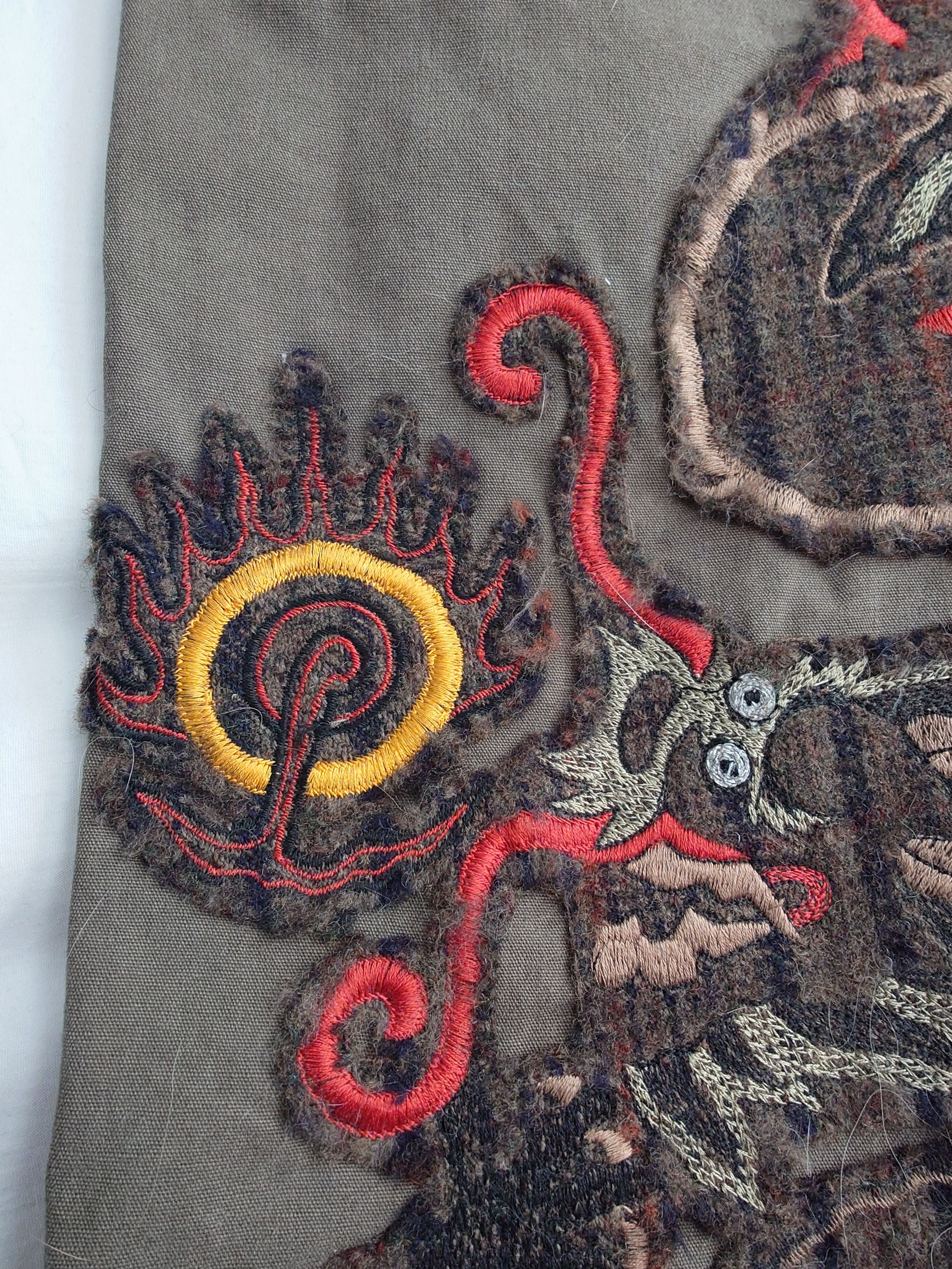 Maharishi Maharishi Archive Dragon Embroidered Snopants Cargos Size US 34 / EU 50 - 6 Thumbnail