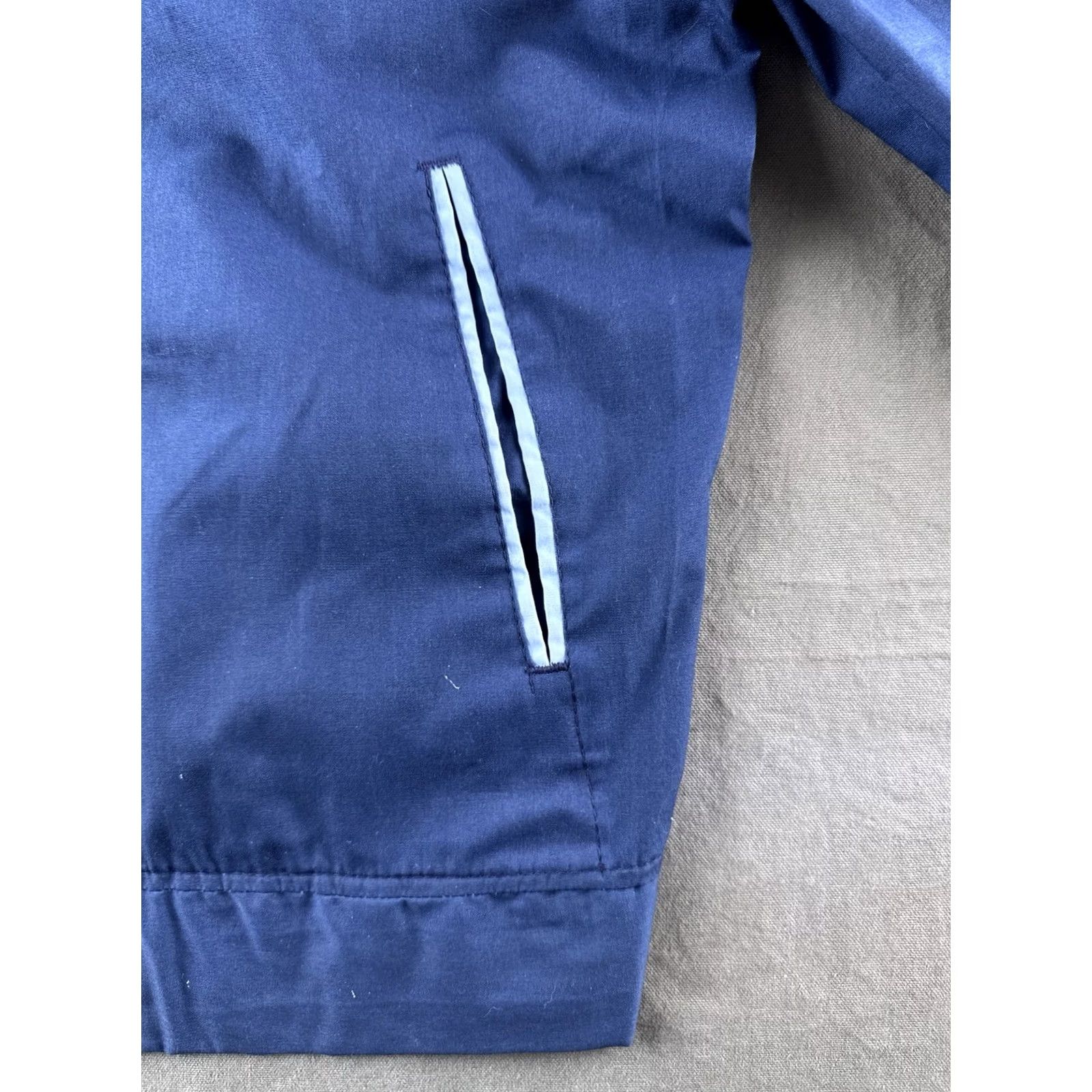Vintage VINTAGE 70s Blue Bomber Jacket Mens M USA Made Zip Workwear Lightweight Coat Size US M / EU 48-50 / 2 - 5 Thumbnail