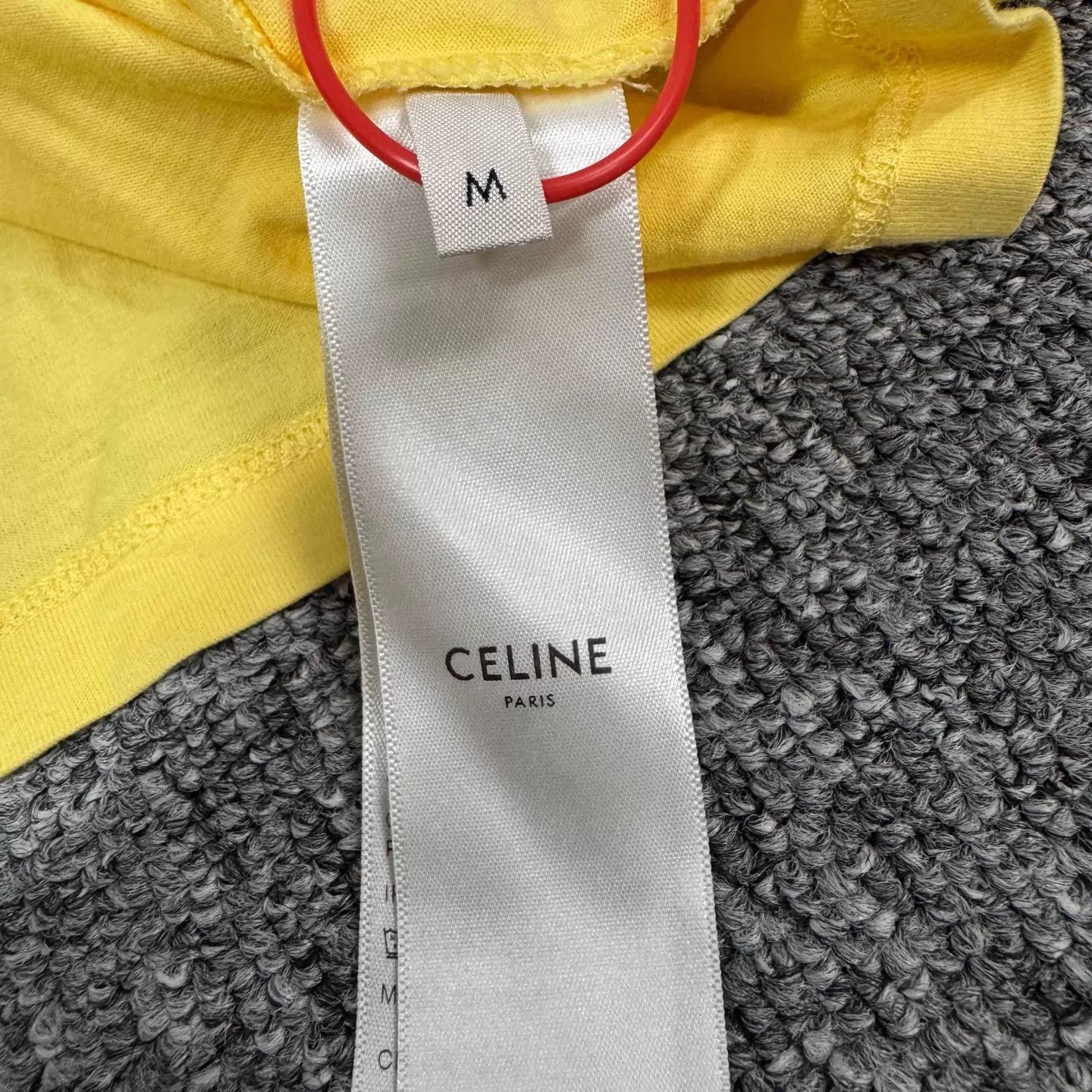 Celine Celine Yellow Big Logo Short Short-Sleeve T M 99 New Size M / US 6-8 / IT 42-44 - 6 Thumbnail