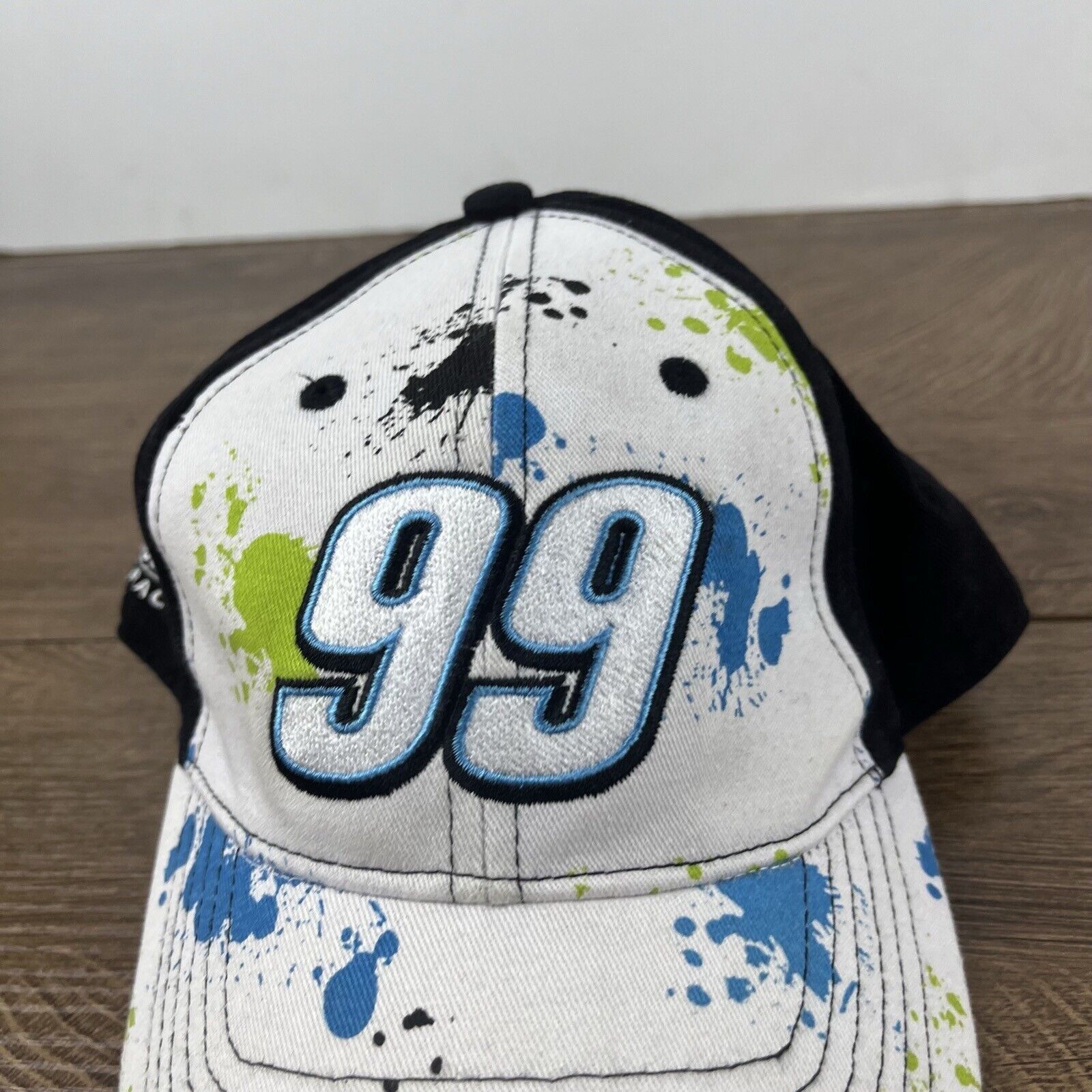 Other Carl Edwards 99 Hat NASCAR Hat White Hat Adjustable White Ad Size ONE SIZE - 7 Thumbnail