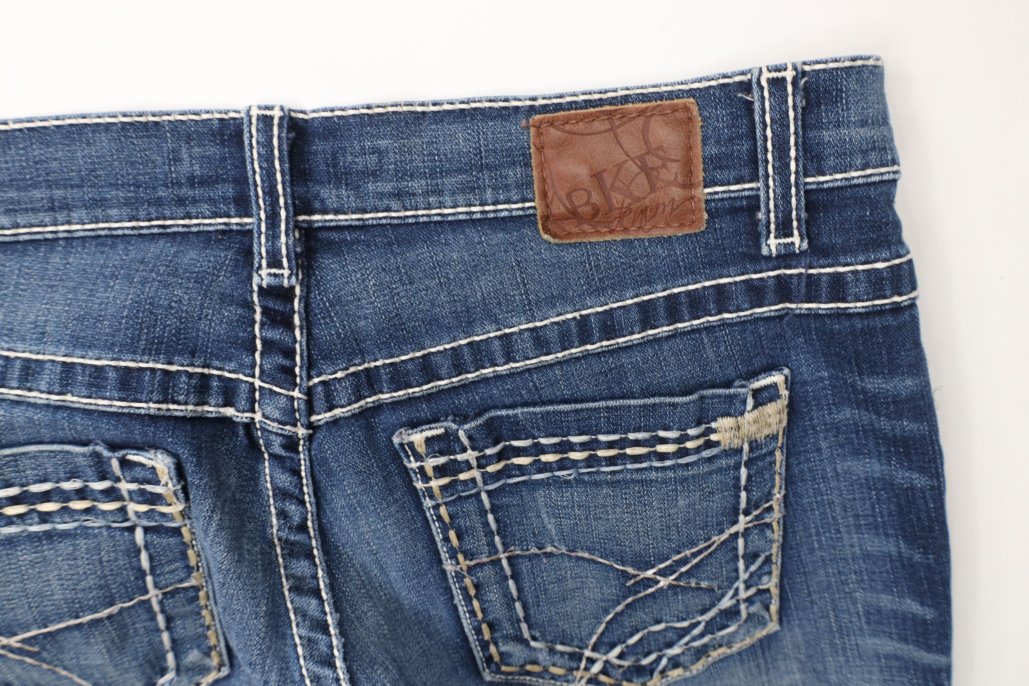 Vintage Vintage Y2K Buckle BKE Drew Bootcut Flared Jeans Blue Size 29" - 15 Thumbnail