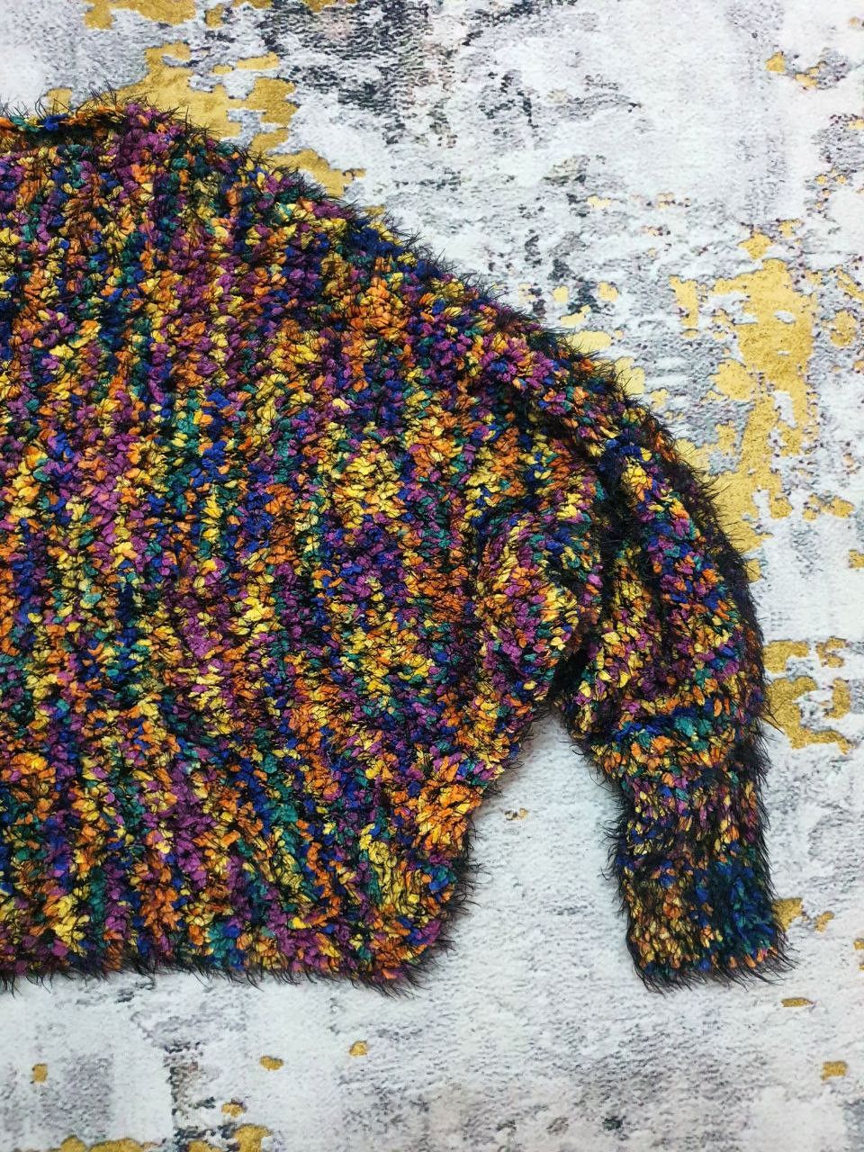 Japanese Brand vintage Chille cropped knit sweater Size M / US 6-8 / IT 42-44 - 3 Thumbnail