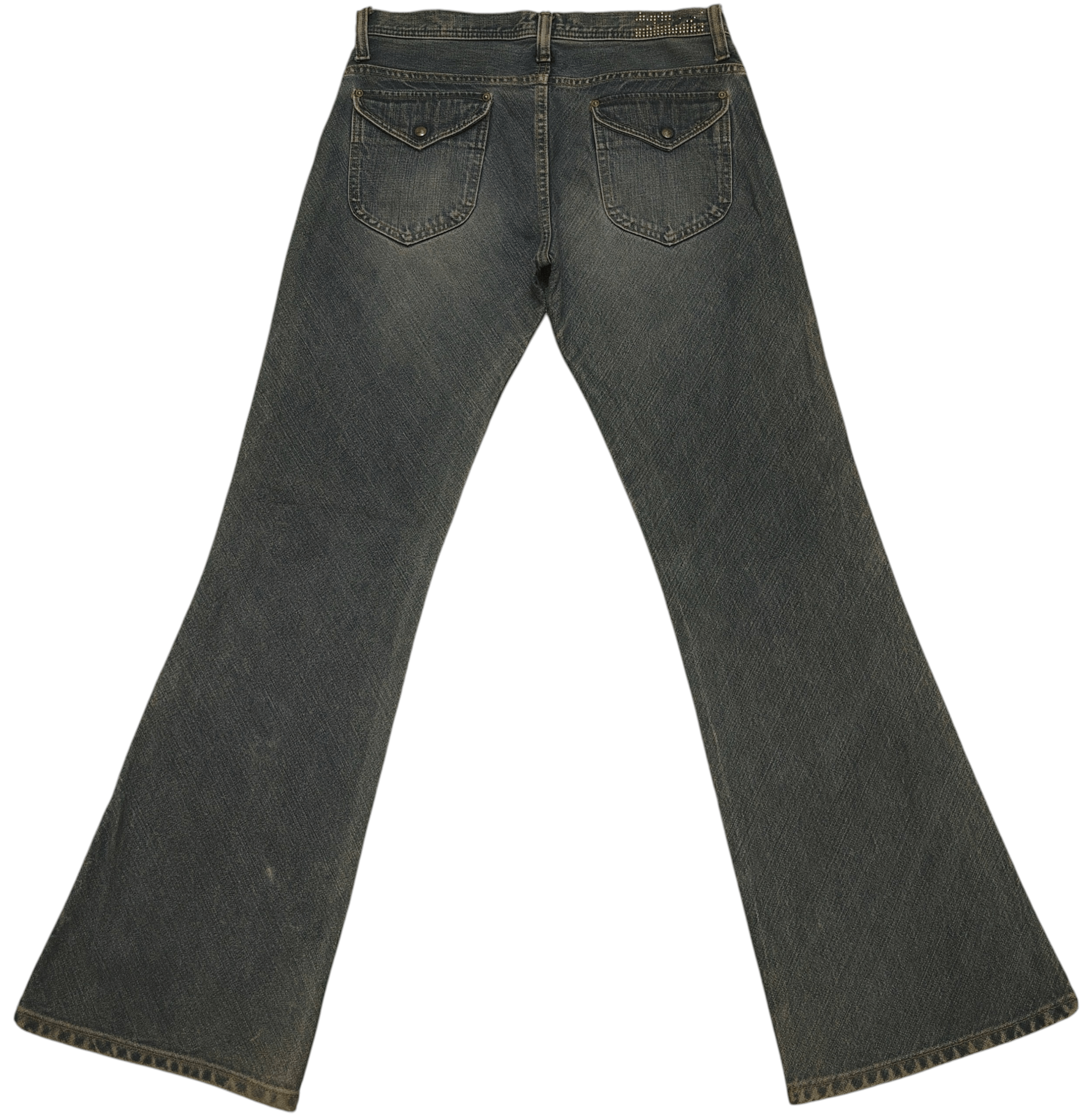 If Six Was Nine Japanese Lee Exclusive Flared Jeans Size US 31 - 2 Thumbnail