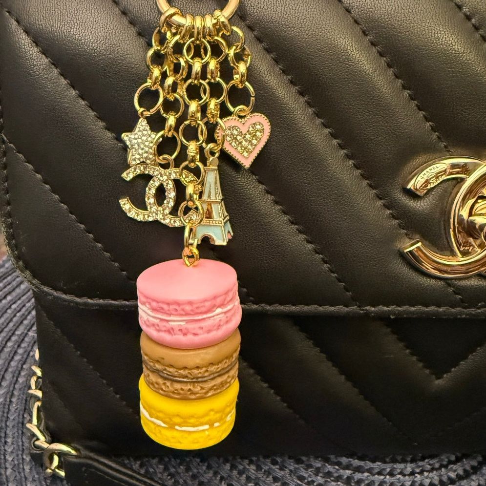 Handmade Gorgeous Handmade Designer Bag Purse Charm Keychain Size ONE SIZE - 4 Thumbnail