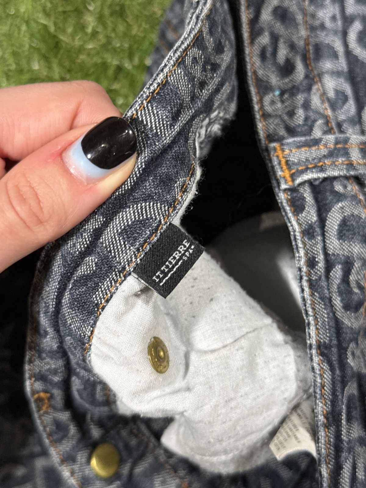 Dolce & Gabbana Dolce & Gabbana D&G Monogram Denim Jeans Vintage 29 Size 29" - 10 Thumbnail