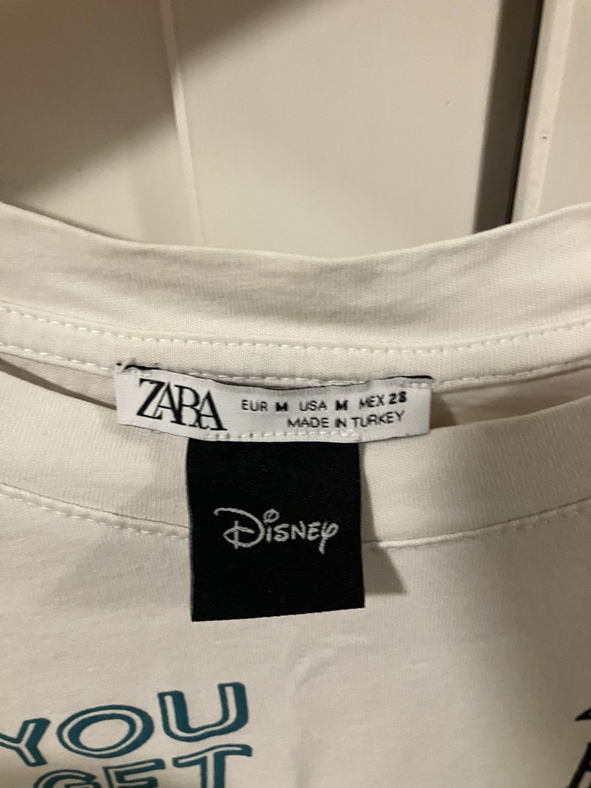 Vintage × Zara Zara vintage Disney shirt Size US M / EU 48-50 / 2 - 8 Thumbnail