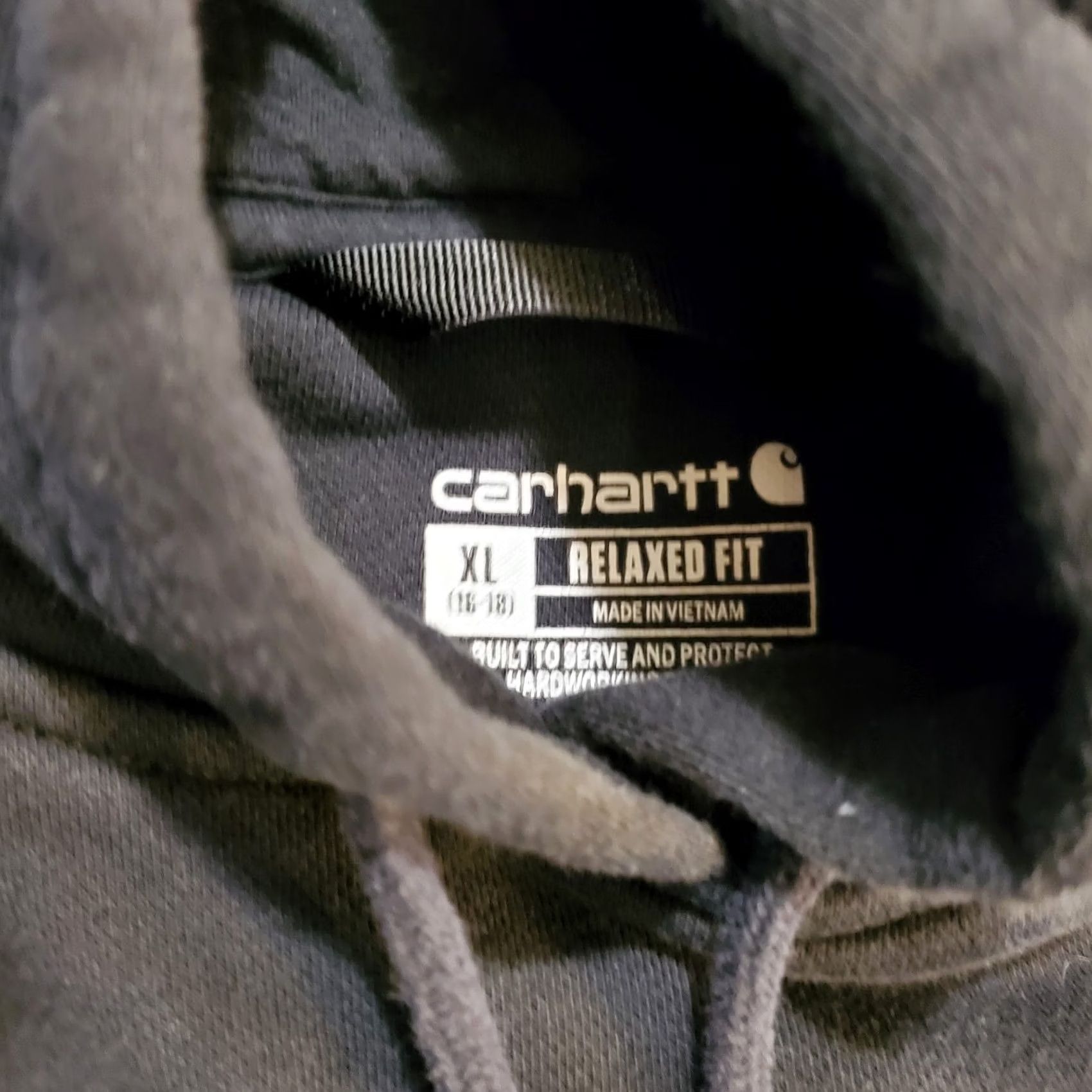Carhartt Carhartt Relaxed Fit Pullover Black Hoodie Sweatshirt Womens XL 16-18 EUC Size XL / US 12-14 / IT 48-50 - 6 Thumbnail
