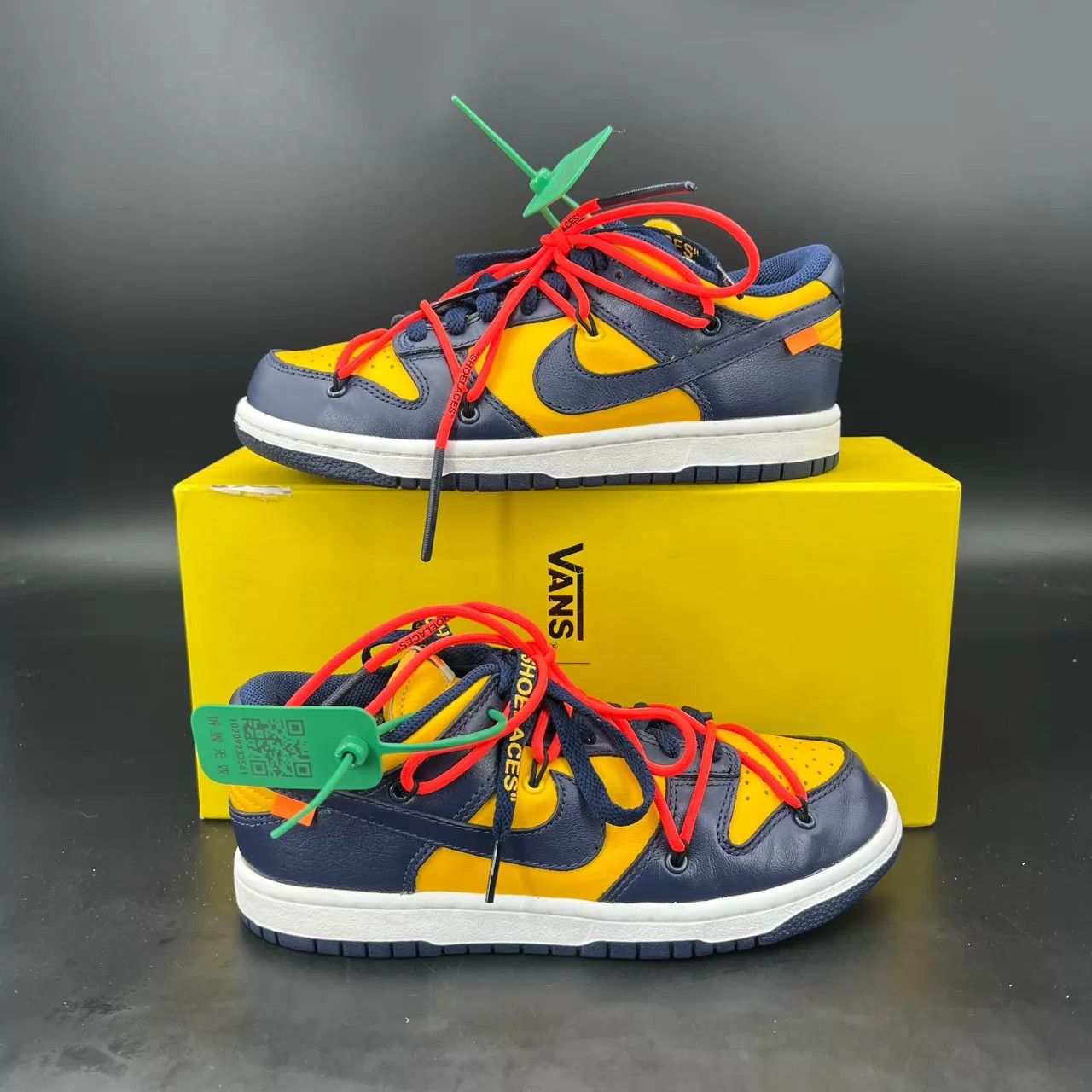 Nike ow dunk Obsidian 37.5 1wear 99new boxed Size US 7 / IT 37 - 4 Thumbnail