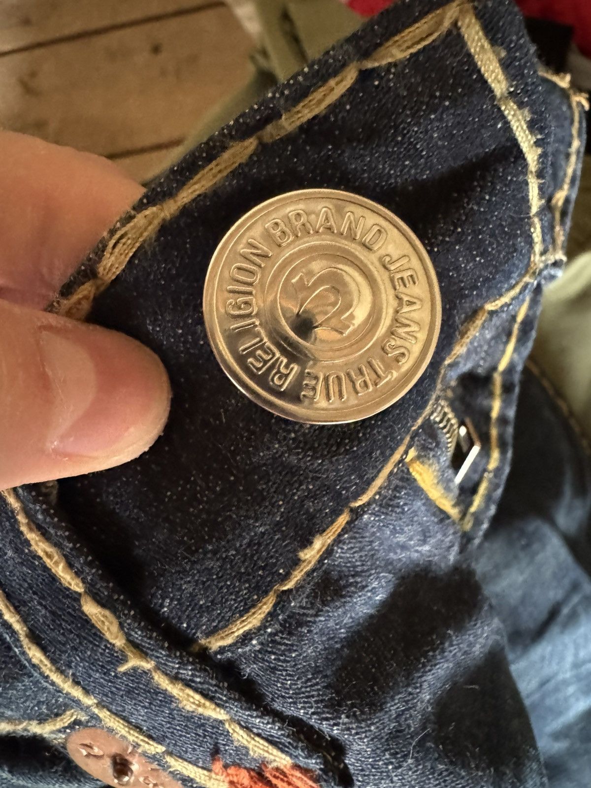 True Religion × Vintage True Religion jeans vintage denim Size US 30 / EU 46 - 11 Thumbnail