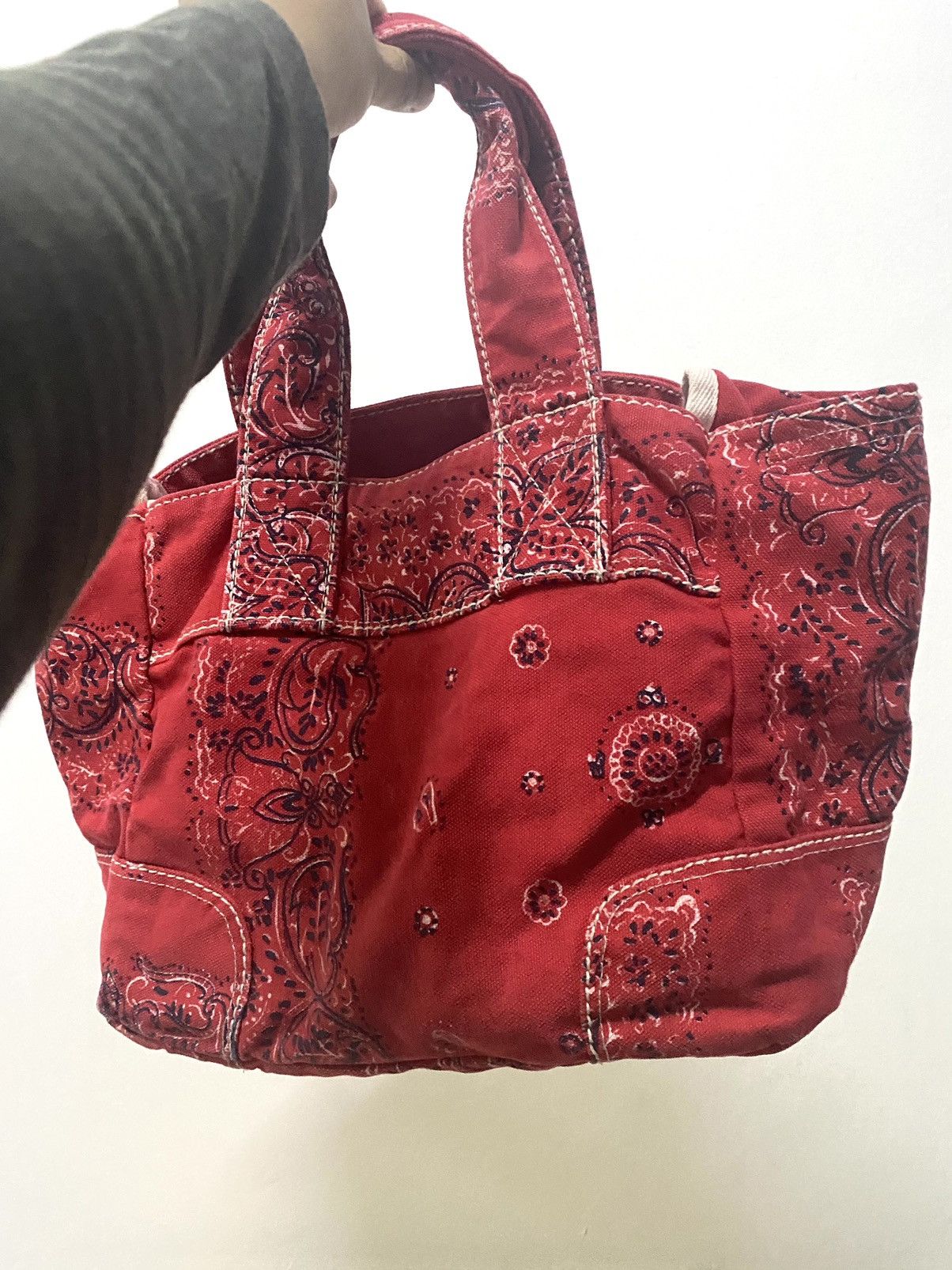 45rpm 45rpm Paisley Tote bag kiro hirata(KAPITAL) era Size ONE SIZE - 4 Thumbnail