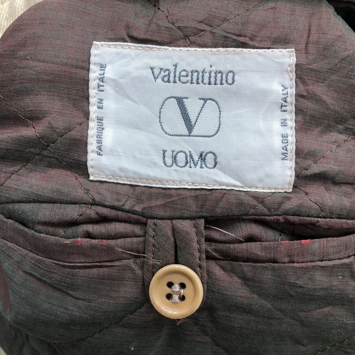 Valentino Vintage 90s VALENTINO UOMO Jacket Luxury Made In Italy Size US XL / EU 56 / 4 - 6 Thumbnail