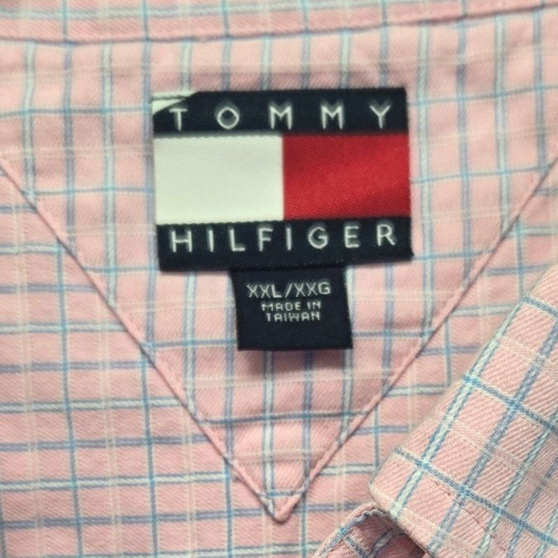 Tommy Hilfiger Tommy Hilfiger Mens 2XL Cotton Short Sleeve Button Up Shirt Size US XXL / EU 58 / 5 - 4 Thumbnail