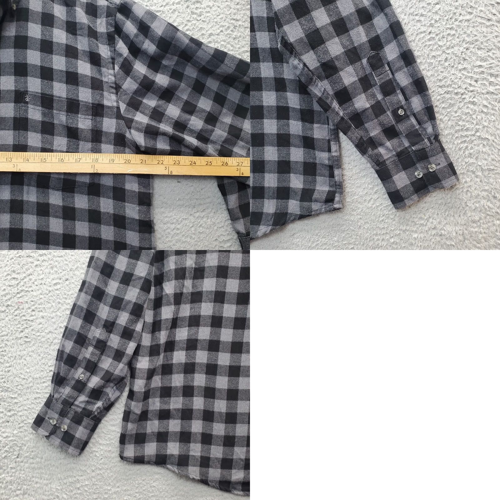 Izod IZOD Shirt Mens M Multi Check Pocket Long Sleeve Collar Button Down Size US M / EU 48-50 / 2 - 8 Thumbnail