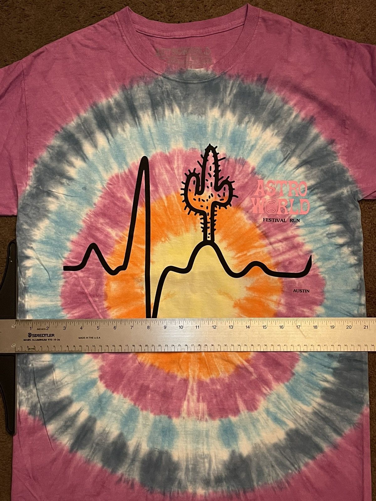 Travis Scott Astroworld Astrofest Travis Scott Cactus Jack Sz M Size US M / EU 48-50 / 2 - 3 Thumbnail