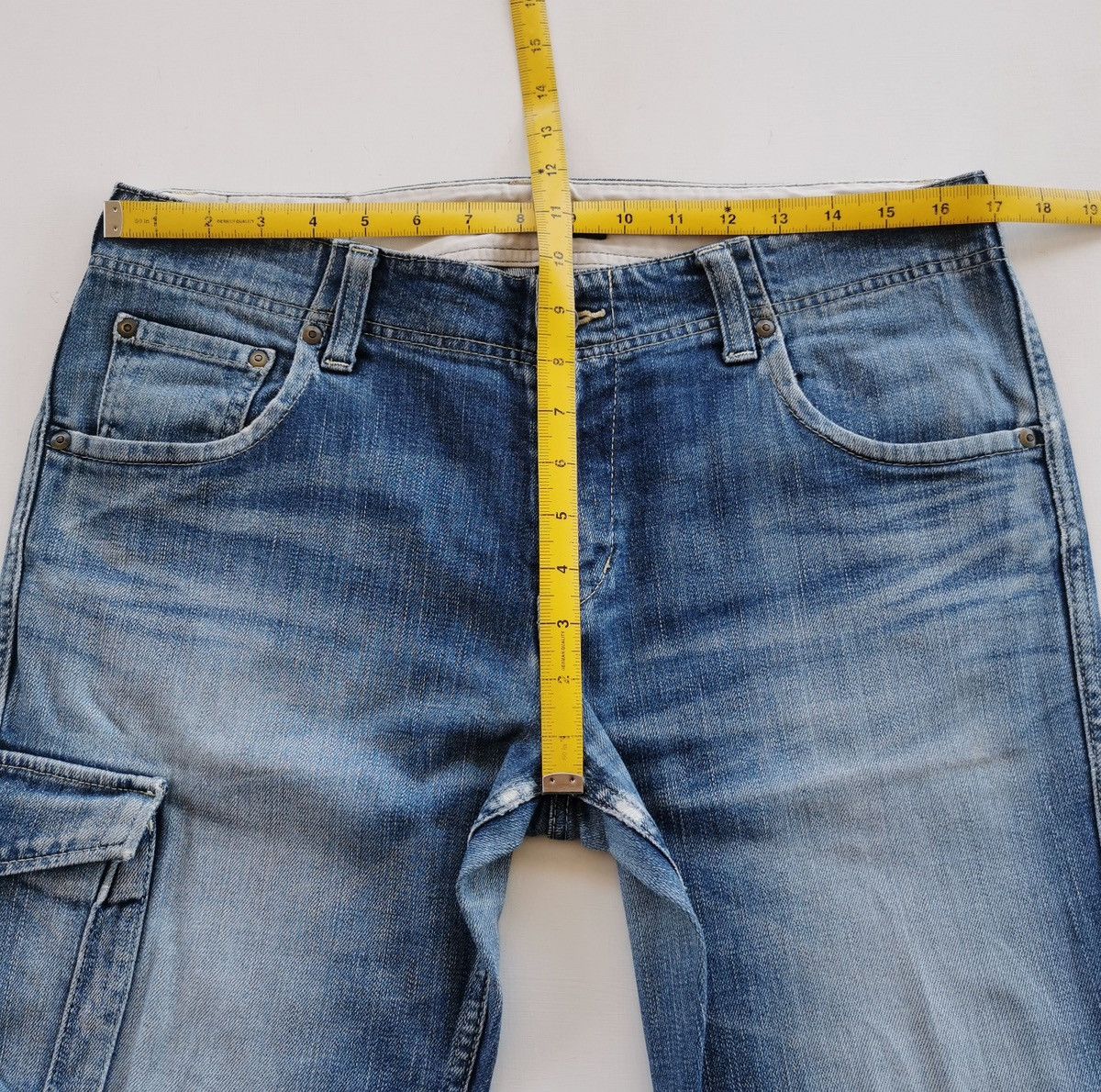 Johnbull Johnbull Japan Cargo Distressed Denim Jeans 21012 Size US 34 / EU 50 - 11 Thumbnail