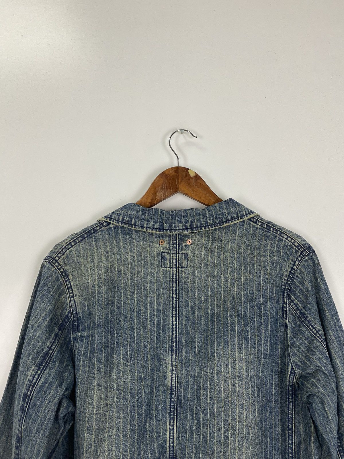 Indigo × Vintage Vintage Nylaus Jeans distress design Size US L / EU 52-54 / 3 - 11 Thumbnail