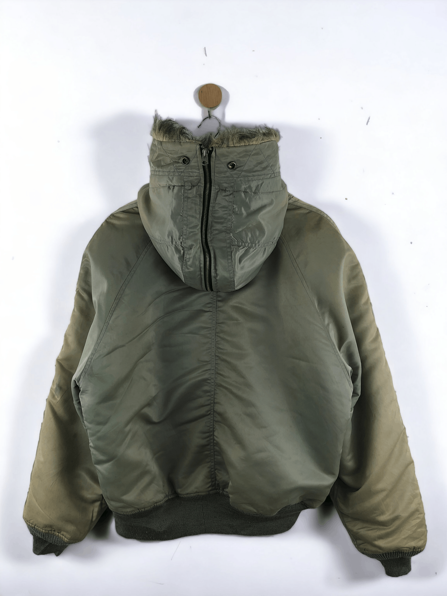 Japanese Brand Vintage N2B No Zipper Elongated Sleeve Bomber Jacket JA0001 Size US XL / EU 56 / 4 - 3 Thumbnail