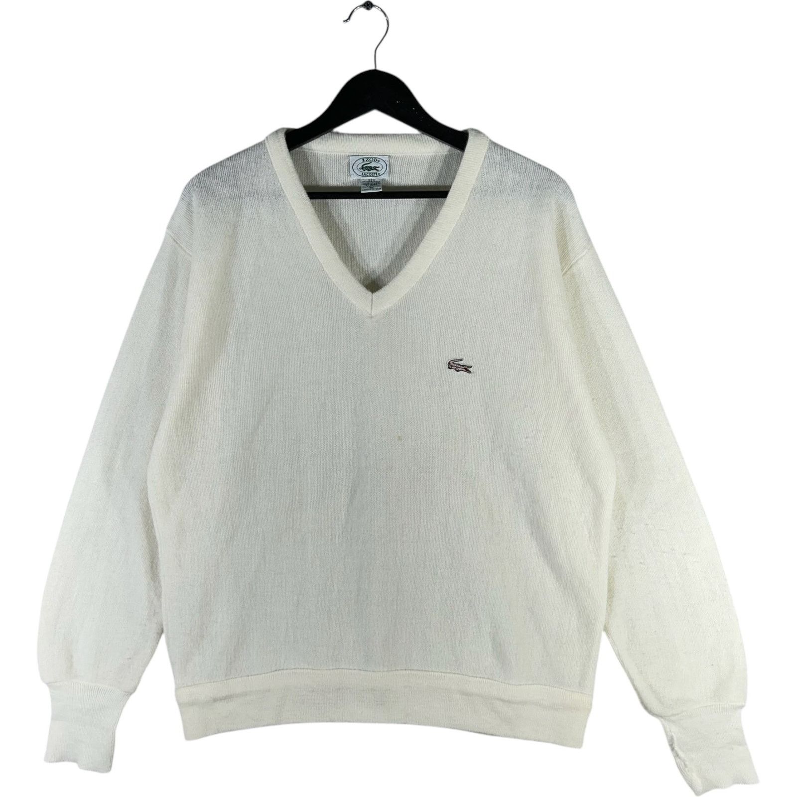 Lacoste Lacoste Mini Logo V-Neck Sweater Size US L / EU 52-54 / 3 - 1 Thumbnail
