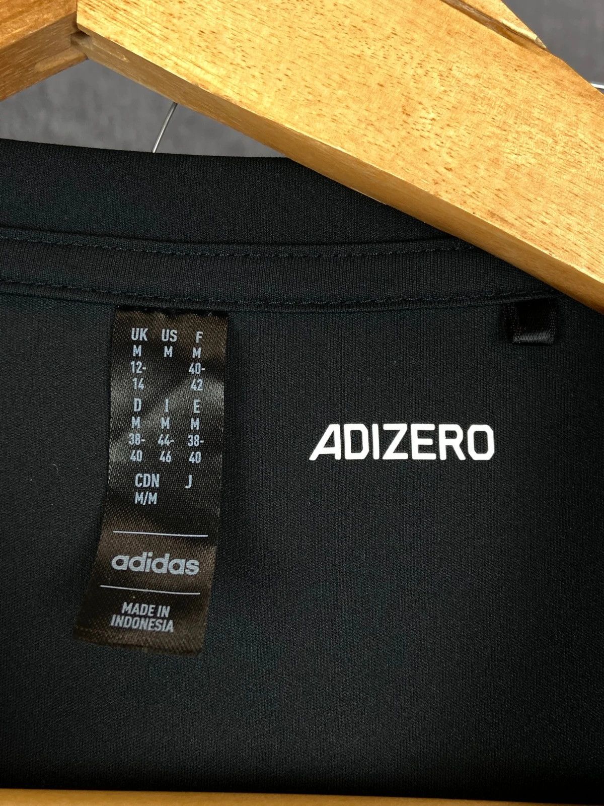 Adidas Adidas Adizero Black Aeroready Tee Size M Size US M / EU 48-50 / 2 - 3 Thumbnail