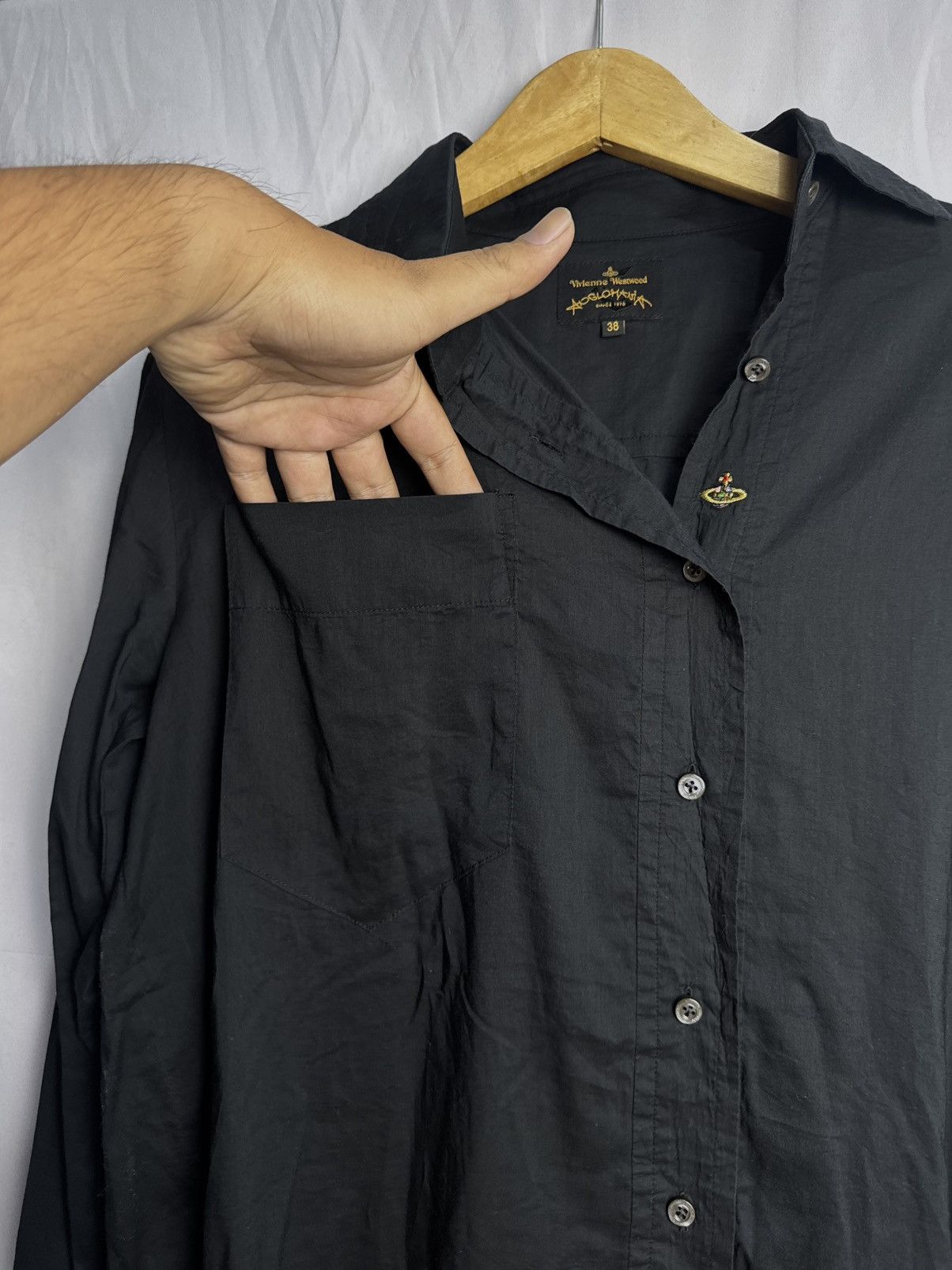 Vivienne Westwood Asymmetrical Button Shirt Vivienne Westwood Size S / US 4 / IT 40 - 3 Thumbnail