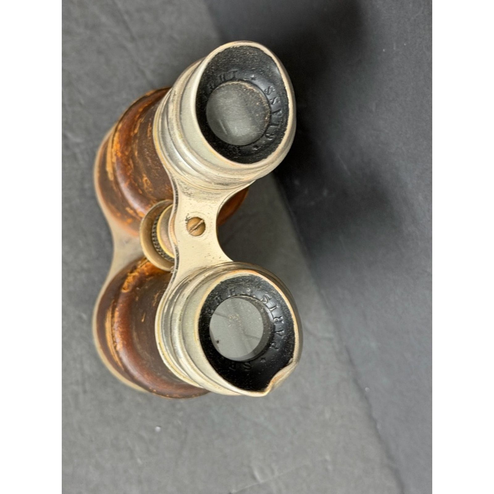 Other Antique Binoculars Sportiere Paris Glass Leather (Military?) Size ONE SIZE - 6 Thumbnail