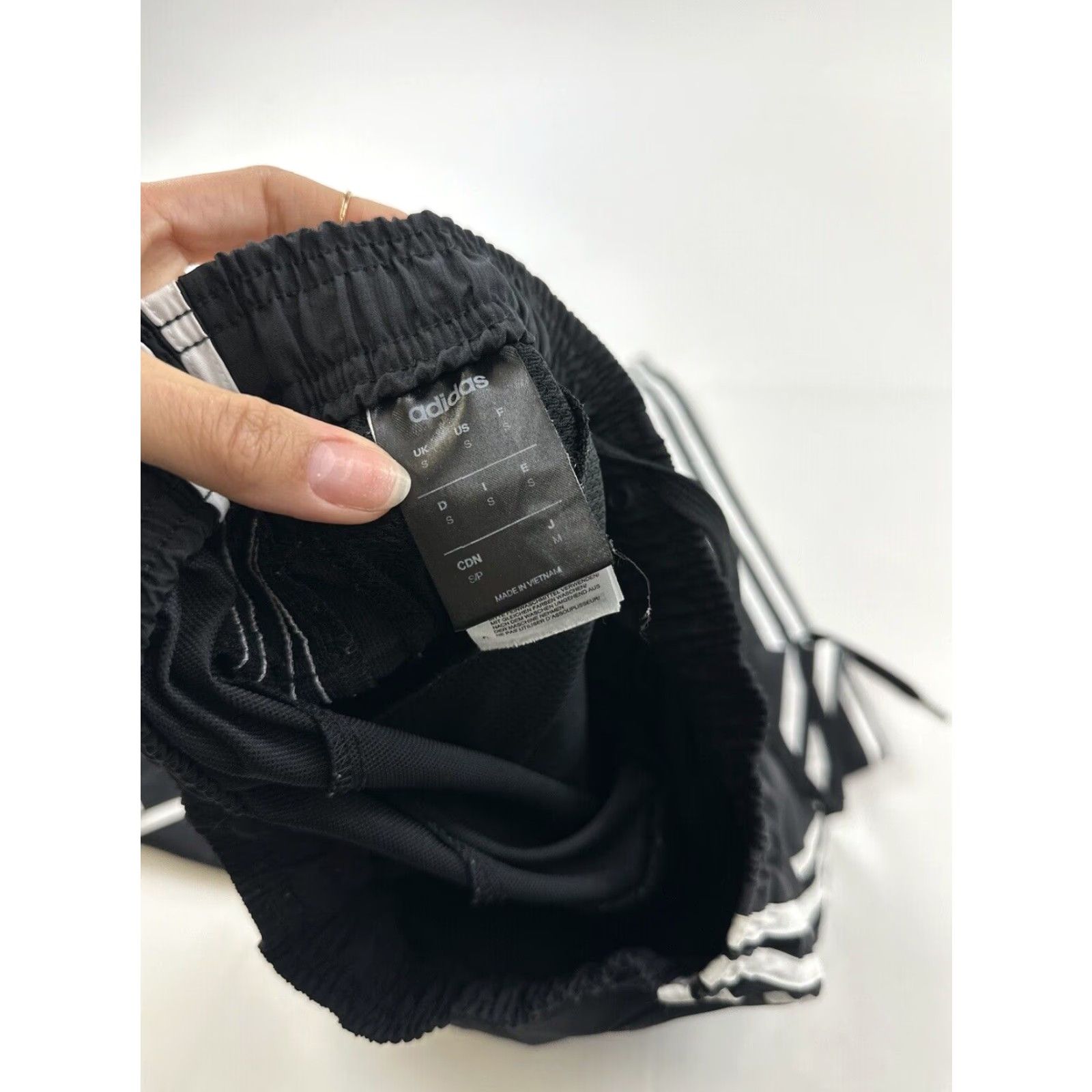 Adidas Adidas Men's Small Black Windbreaker Jogger Pants Activewear Basketball Running Size US 29 - 7 Thumbnail
