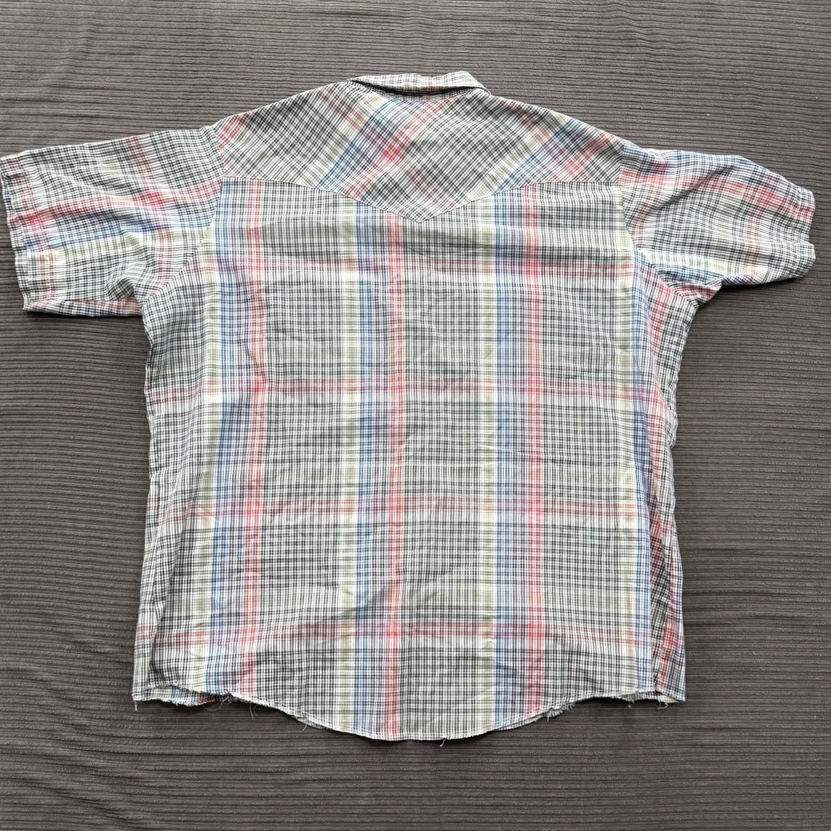 Vintage VINTAGE Western Frontier Shirt Men 2XL Polyester Cowboy Short Sleeve Rodeo West Size US XXL / EU 58 / 5 - 2 Thumbnail
