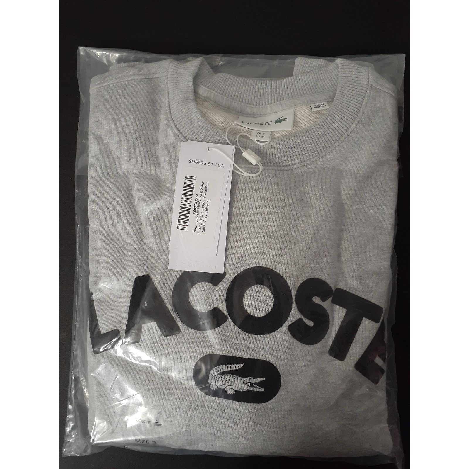 Lacoste Lacoste Men's Long Sleeve Graphic Crew Neck Sweatshirt S Size US S / EU 44-46 / 1 - 2 Thumbnail