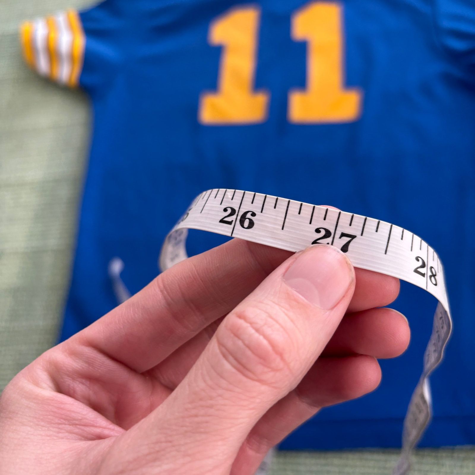 Vintage Vintage 70s or 80s nylon blue and yellow H&B jersey shirt Size US M / EU 48-50 / 2 - 8 Thumbnail